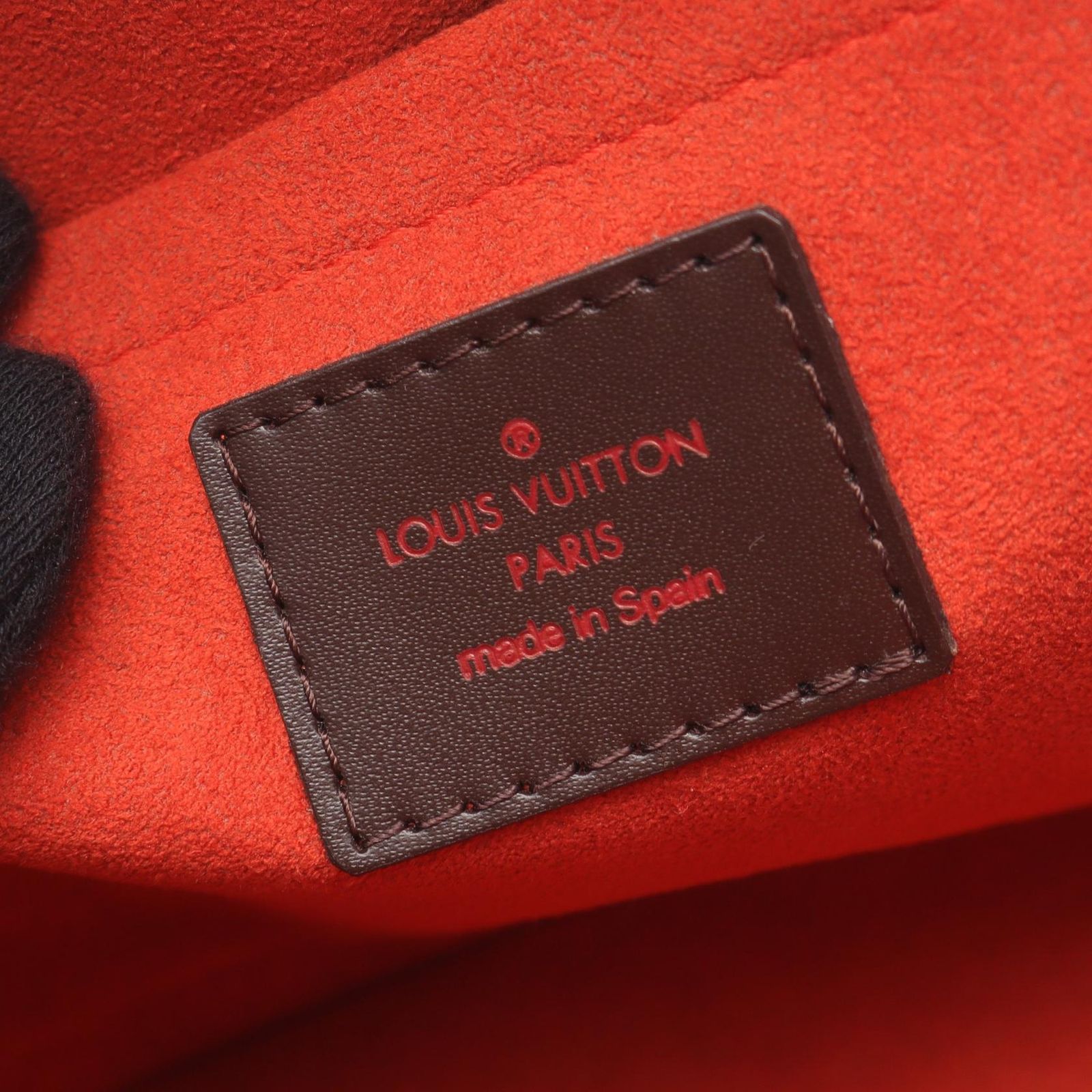 LOUIS VUITTON ルイ・ヴィトン サリア ミニ ダミエエベヌ ハンドバッグ