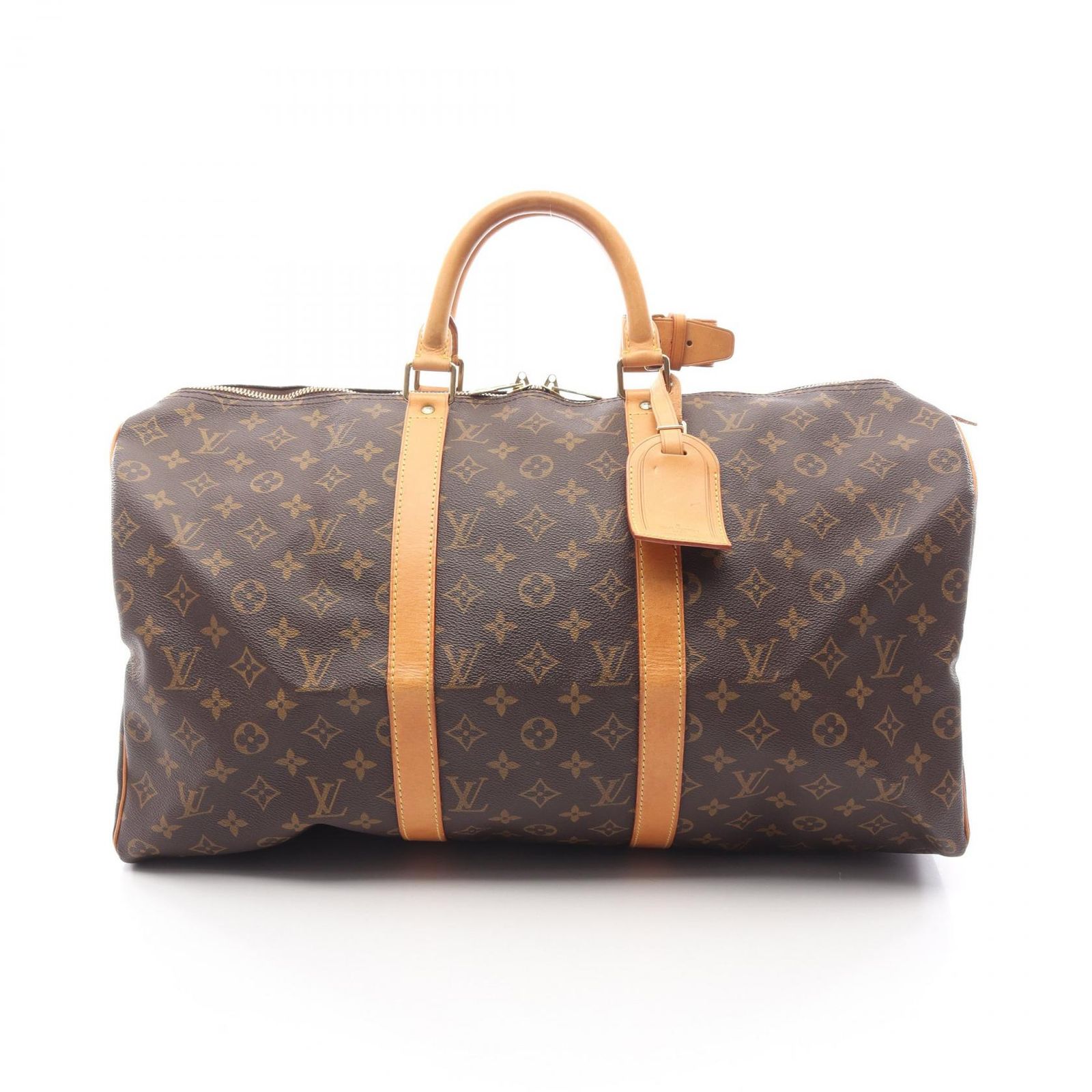 【鑑定済】 訳あり ルイヴィトン モノグラム ボストンバッグ キーポル 50 鑑定済】 訳あり ルイヴィトン モノグラム ボストンバッグ キーポル 50