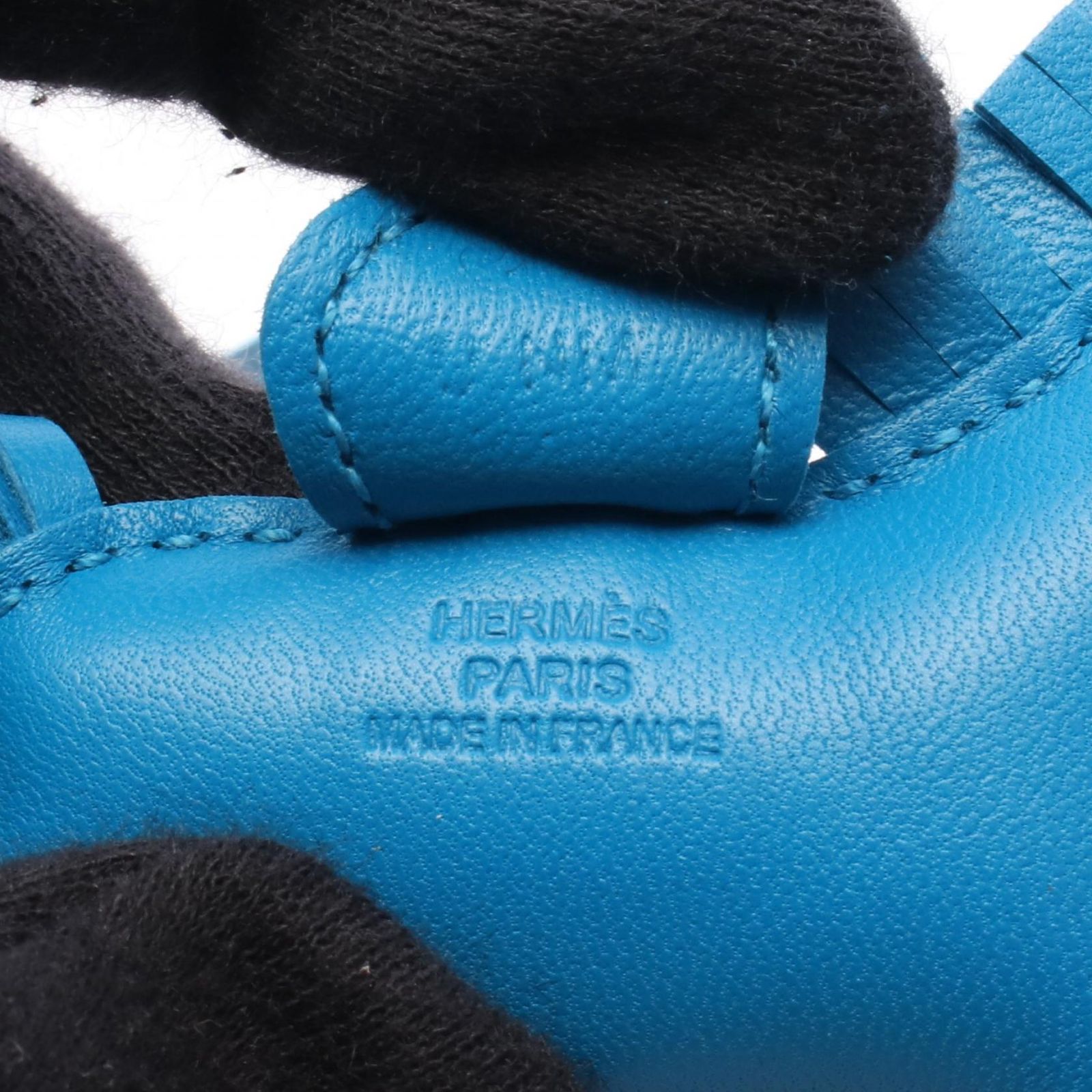 HERMES エルメス ロデオPM ブルーザンジバル チャーム - メルカリ