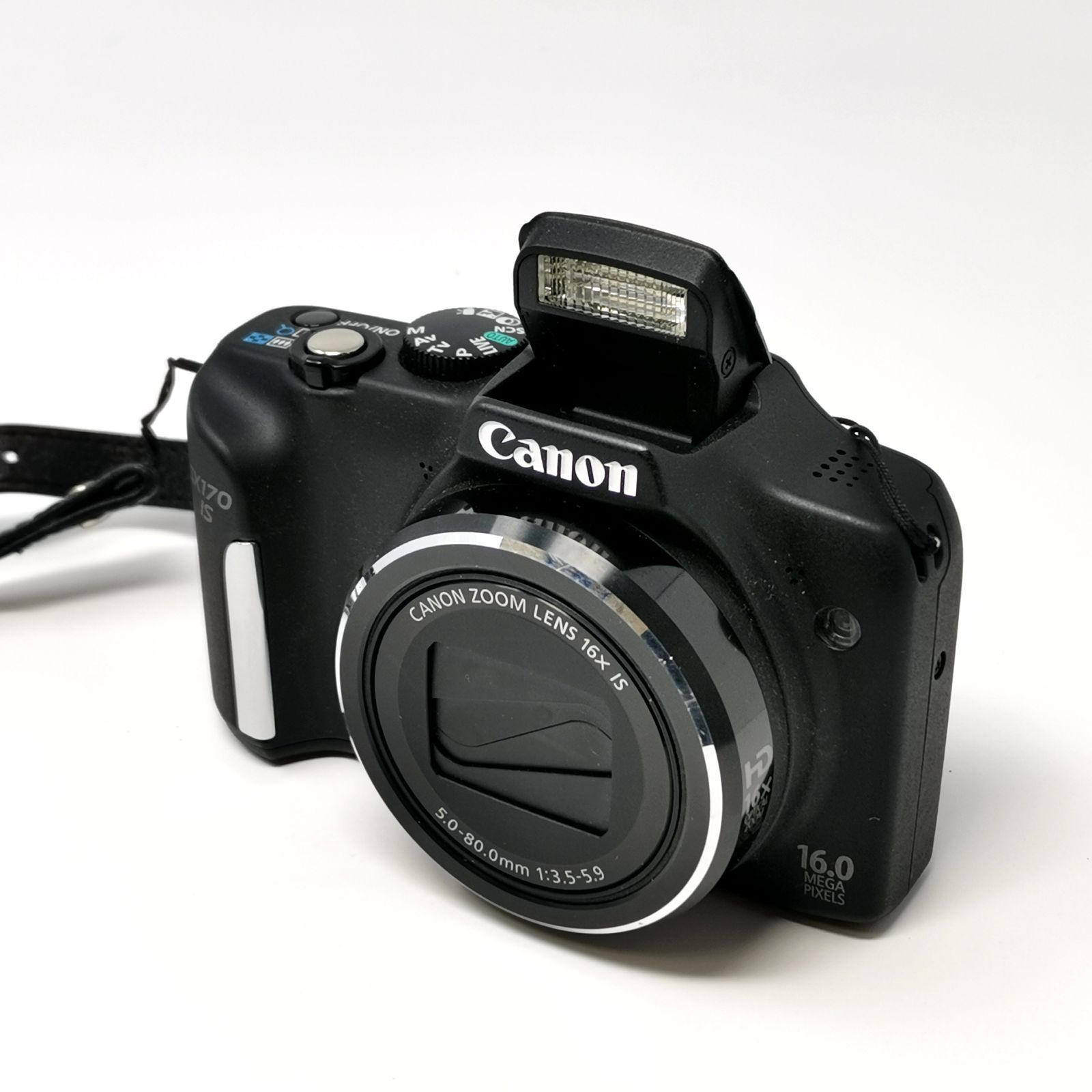 キャノン パワーショット SX 170 IS 箱あり デジカメ デジタルカメラ ブラック ソフトケース付き 管理番号