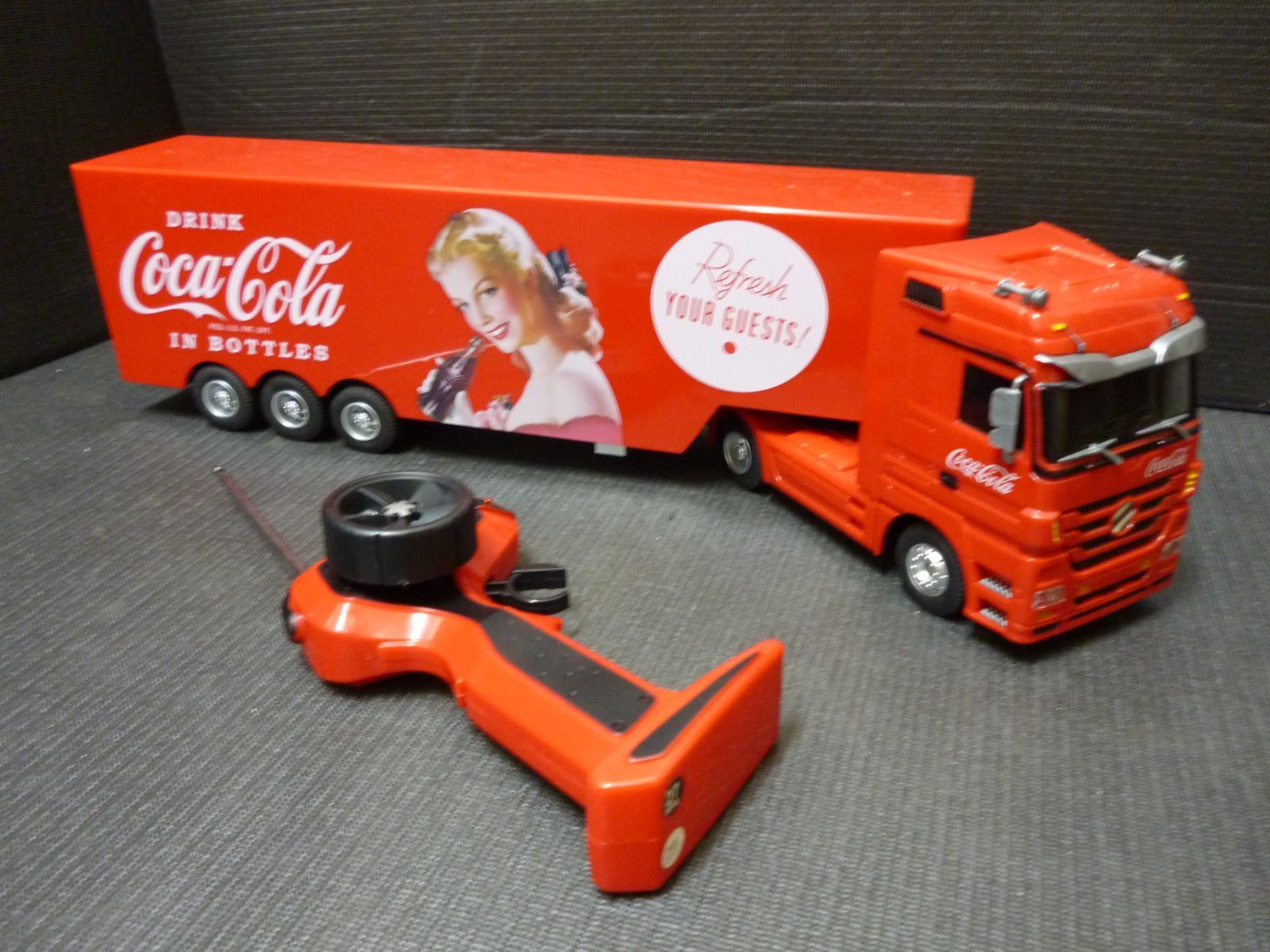 [美品] コカコーラ ラジコン トレーラー コカコーラ ラジコン トレーラー 希少 レトロ 非売品 - メルカリ