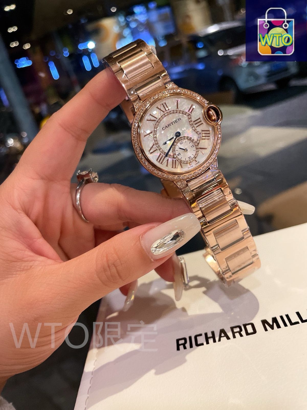 今日特価】Cartier カルティエ ブルーバルーン ダイヤモンドを?嵌し