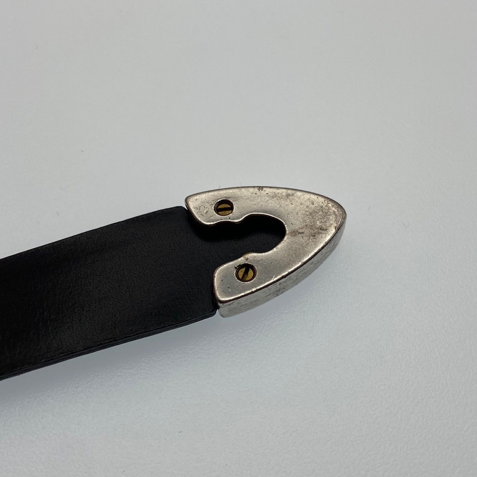 TOGA トーガ VIRILIS Metal buckle belt ウェスタン 黒 ベルト（ME83