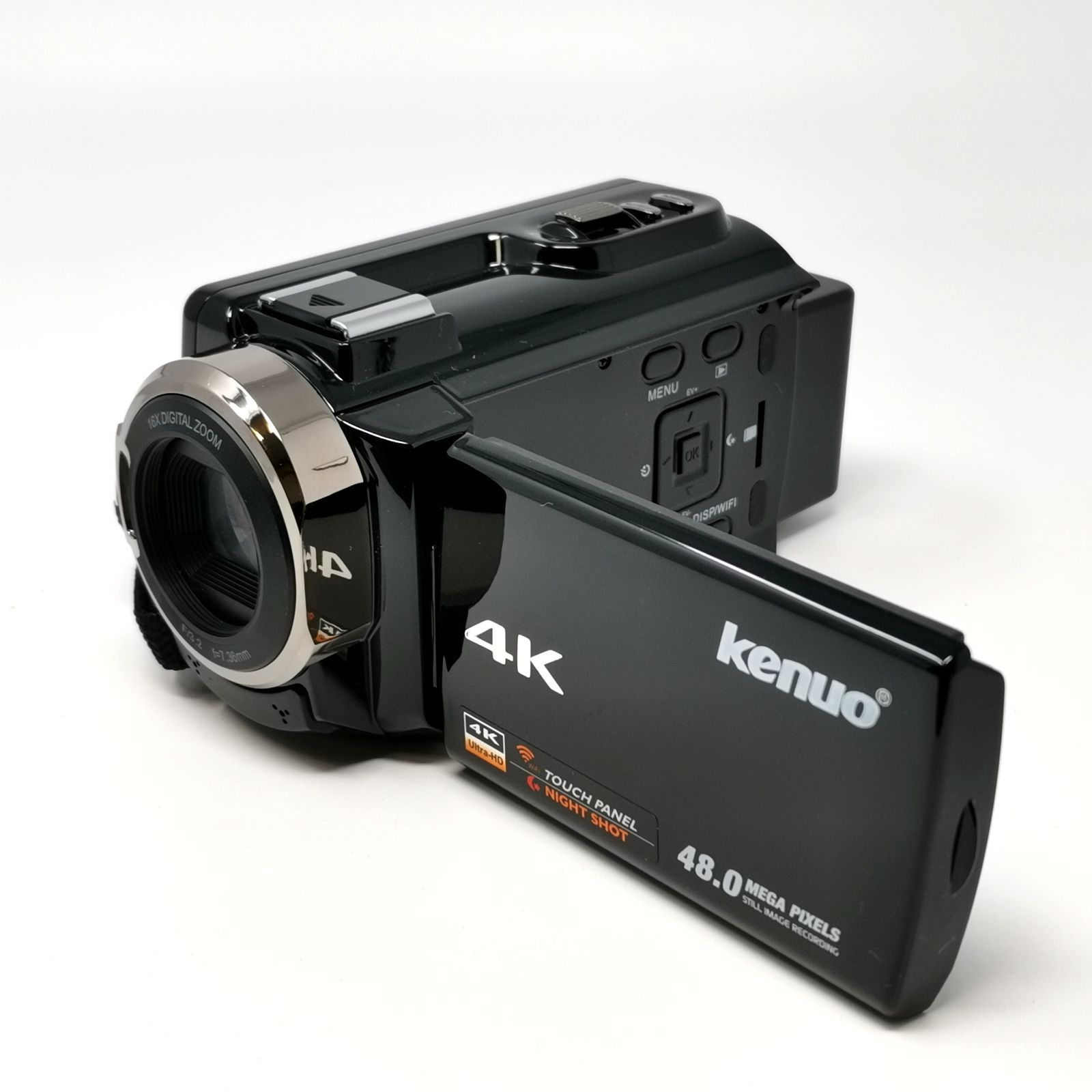 kenuo 4 Kビデオカメラ ブラック ケースあり ストラップあり 管理番号