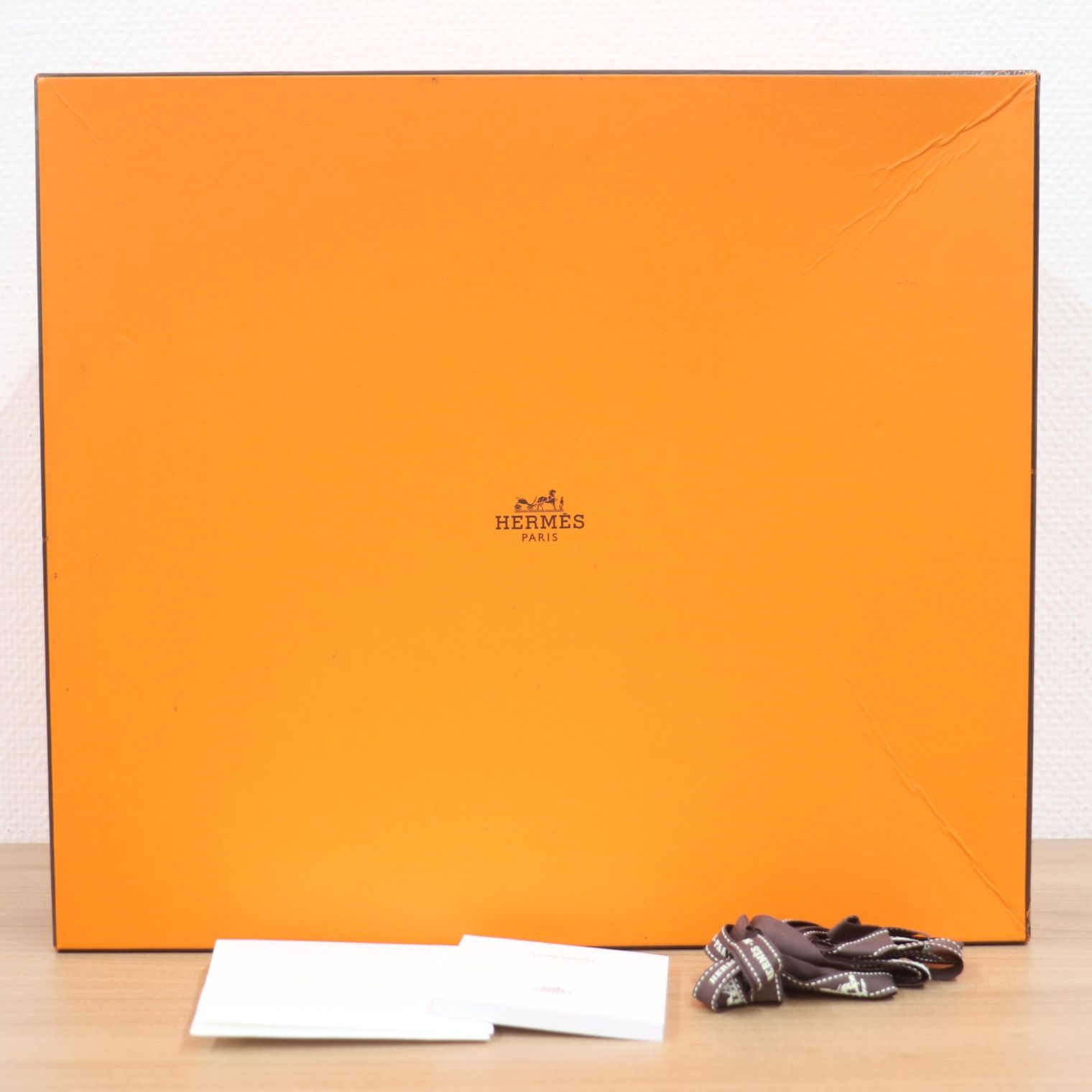 ITMSGCHKIWVQ HERMES エルメス 空き箱 バーキン30 079□ オレンジ