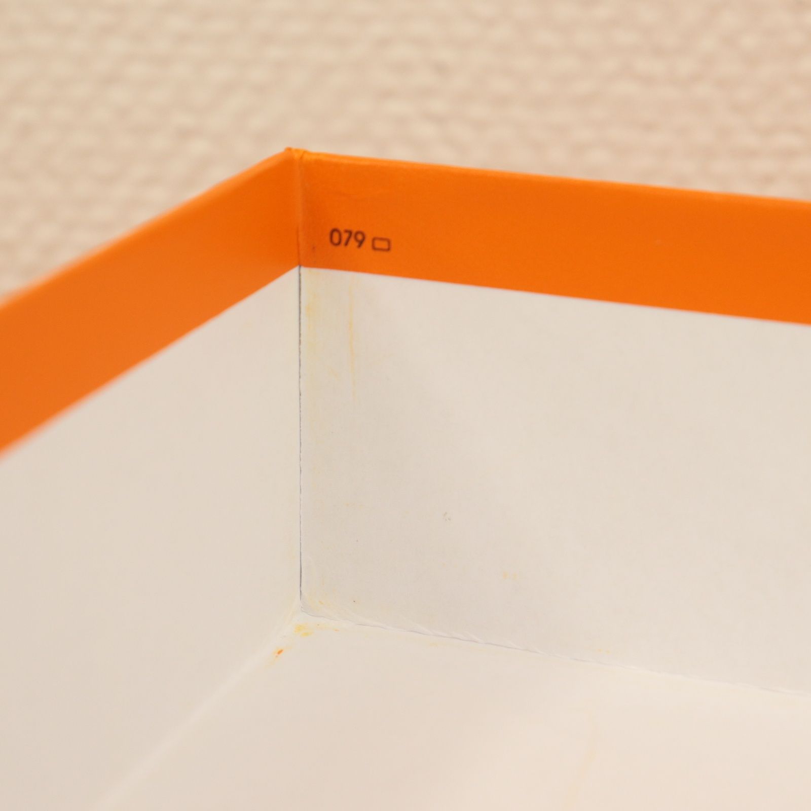 ITMSGCHKIWVQ HERMES エルメス 空き箱 バーキン30 079□ オレンジ