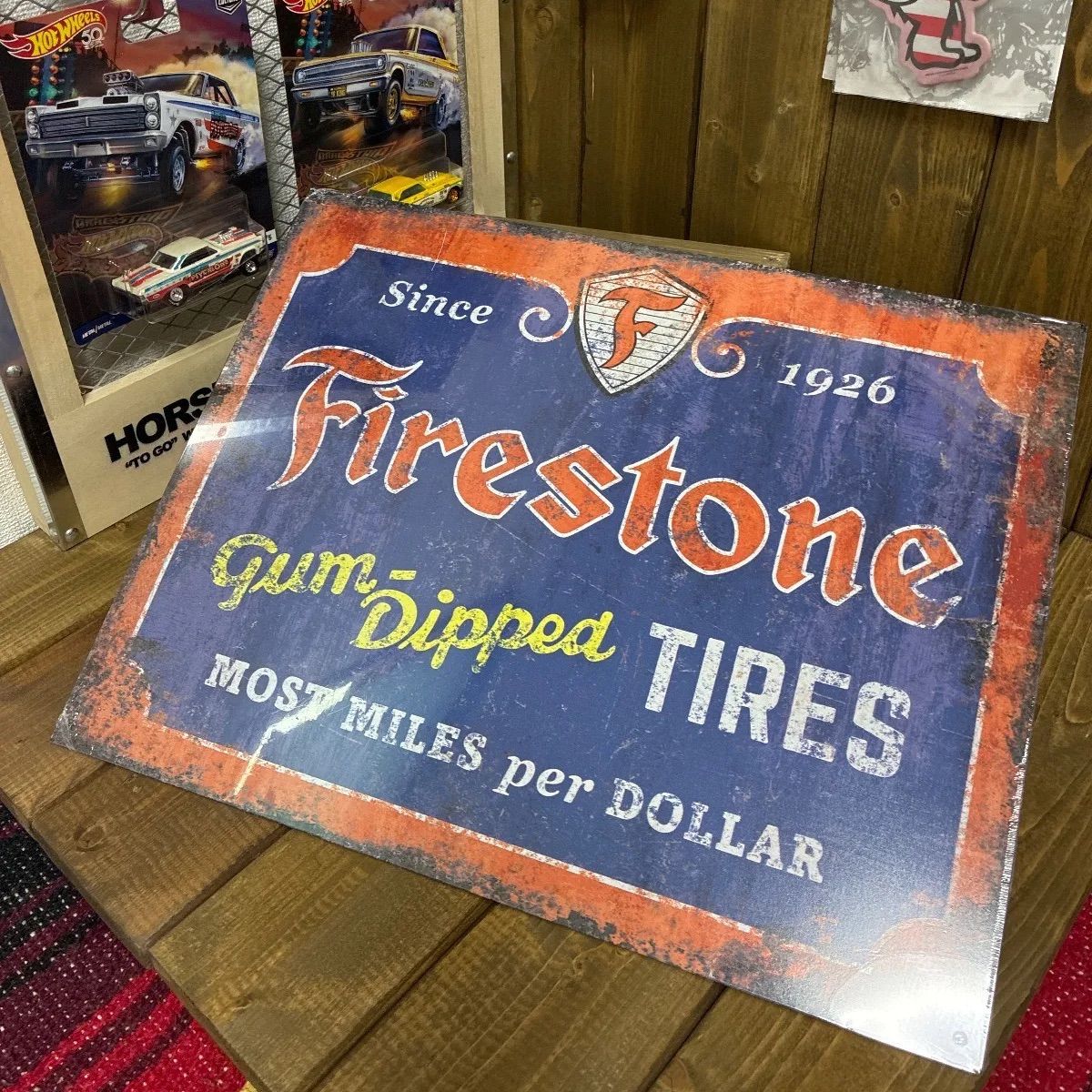 アメリカ雑貨 輸入雑貨 ガレージ 雑貨 Firestone ファイヤーストーン