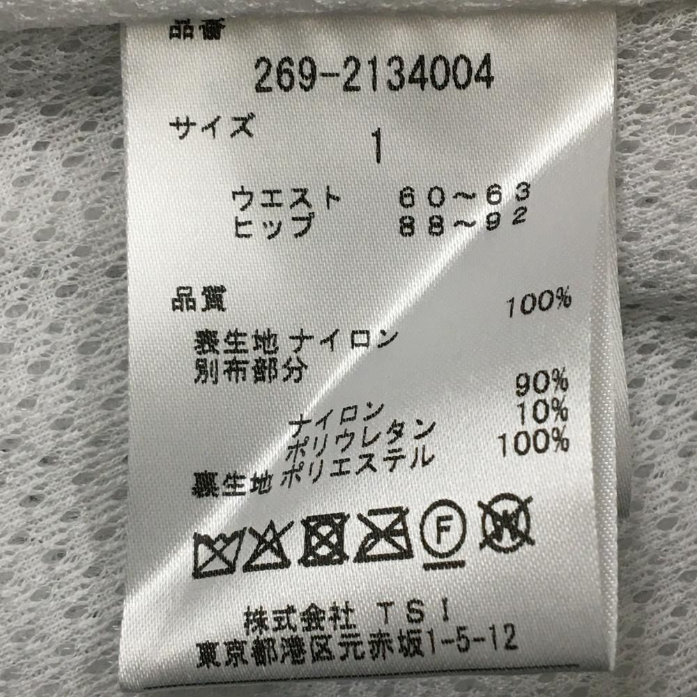 【新品】PGGパーリーゲイツ 中綿ナイロンスカート 白×ネイビー ツリー柄 ウエストゴム レディース 1(M) ゴルフウェア PEARLY GATES 新品】PGGパーリーゲイツ 中綿ナイロンスカート 白×ネイビー ツリー柄