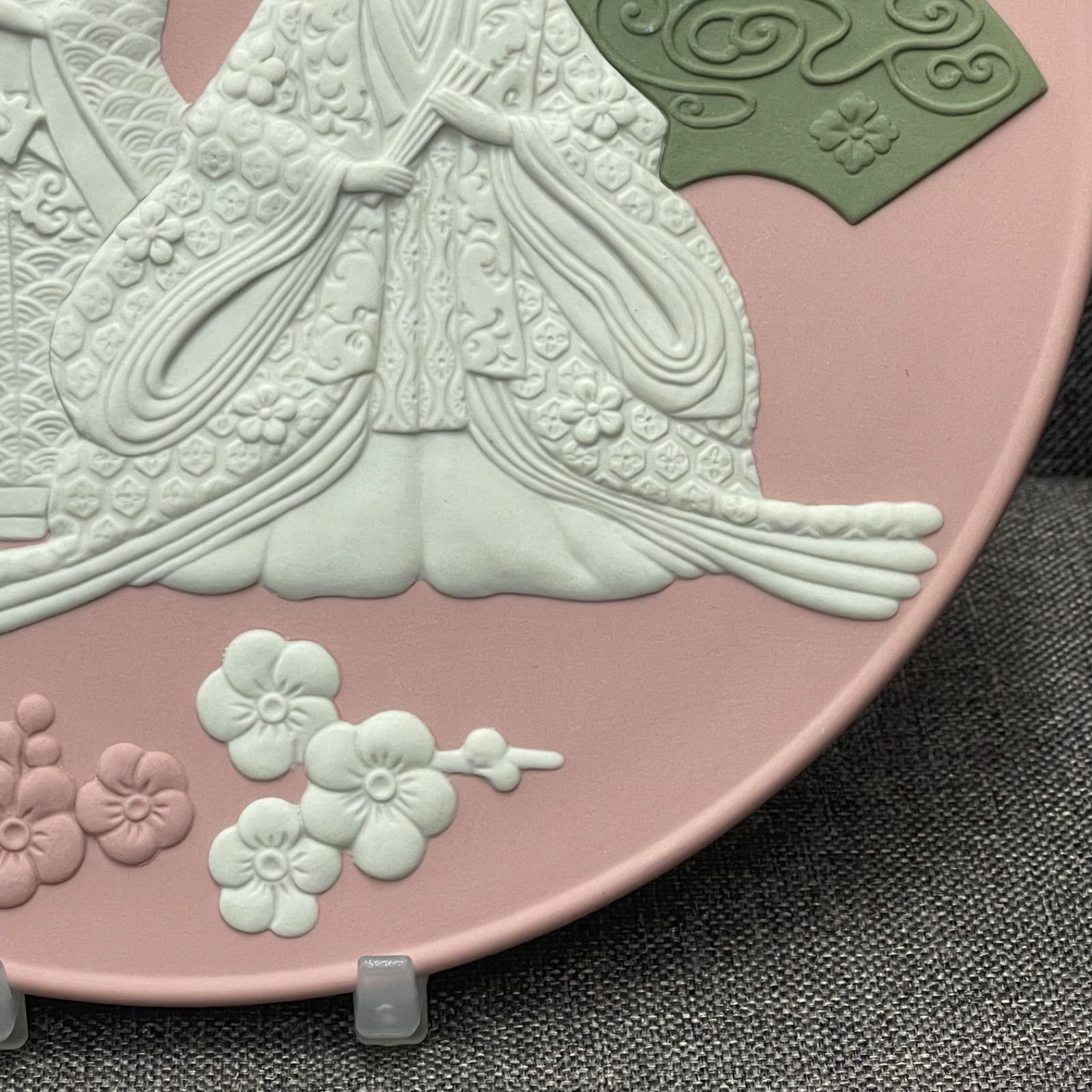 NPA】WEDGWOOD ウェッジウッド ジャスパー 雛ドール プレート 雛人形