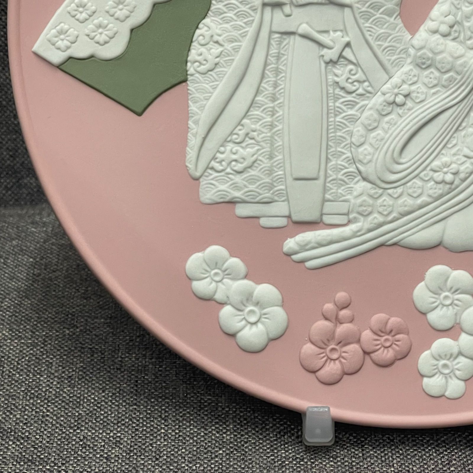 NPA】WEDGWOOD ウェッジウッド ジャスパー 雛ドール プレート 雛人形