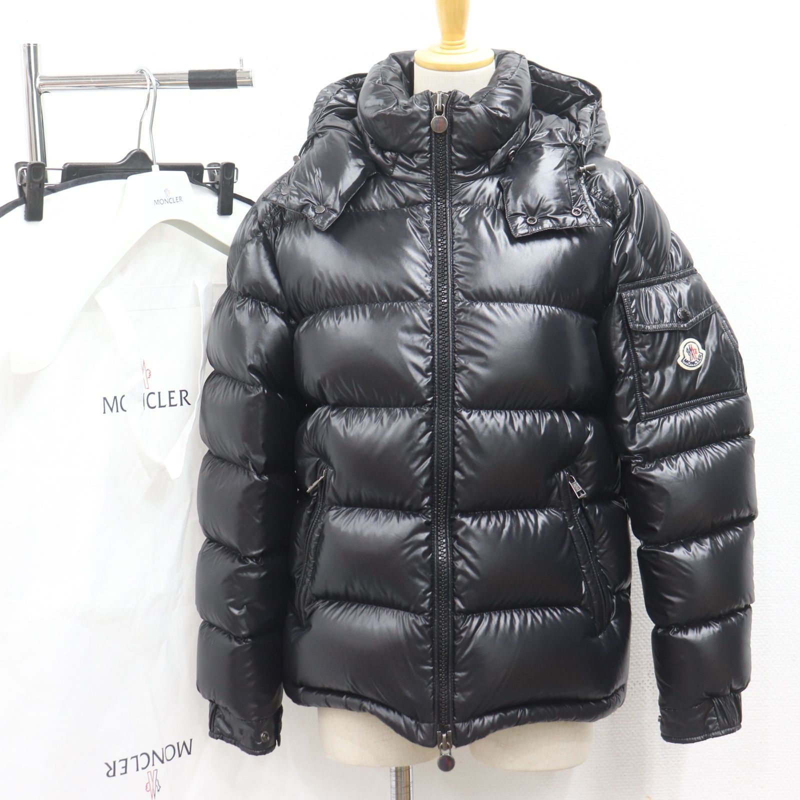 モンクレール✨マヤ　ブラック　サイズ1　国内正規品 4D98 MONCLER モンクレール 国内正規品 MAYA マヤ ダウンジャケット