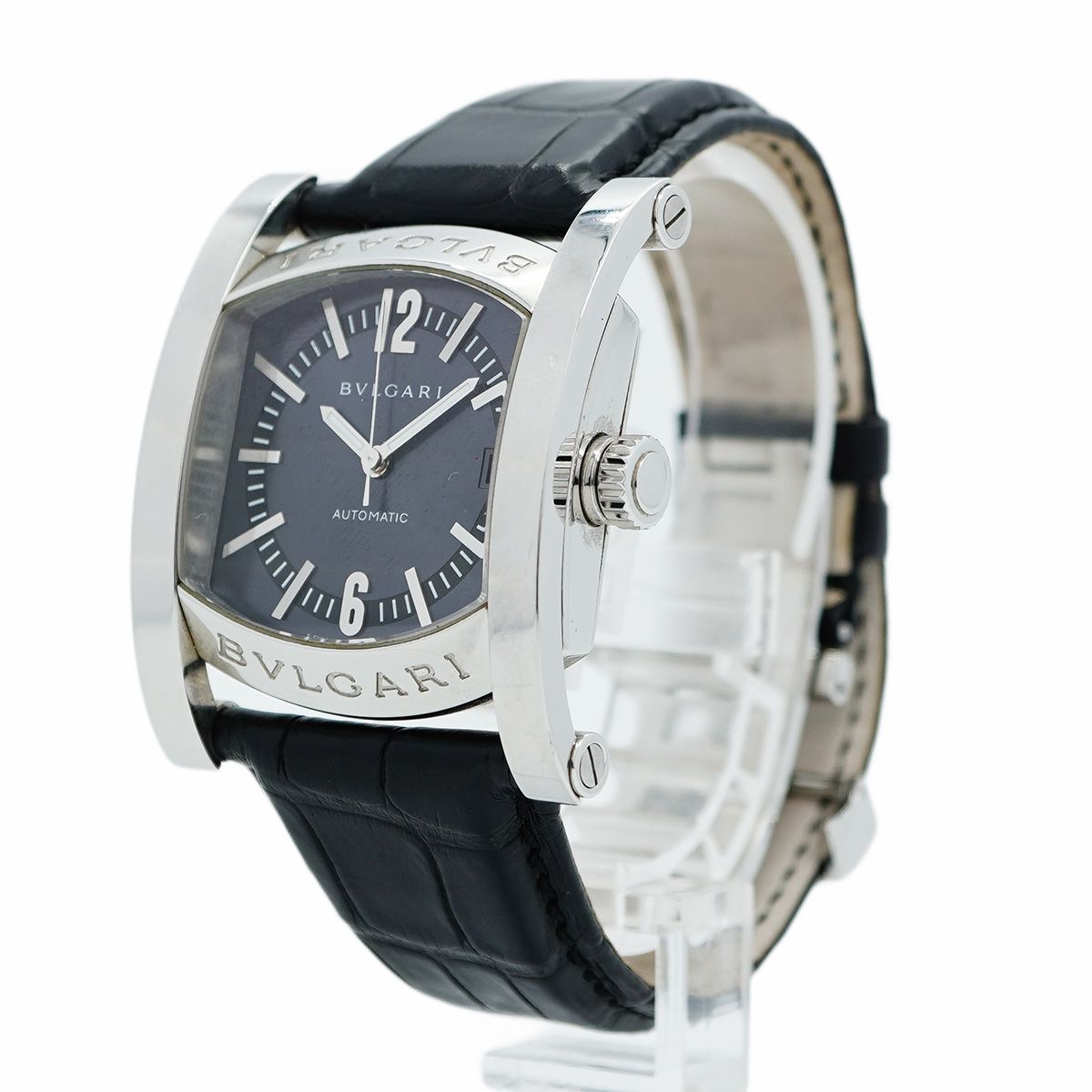 5wwo0211】ブルガリ アショーマ AA44S グレー文字盤【中古】腕時計  