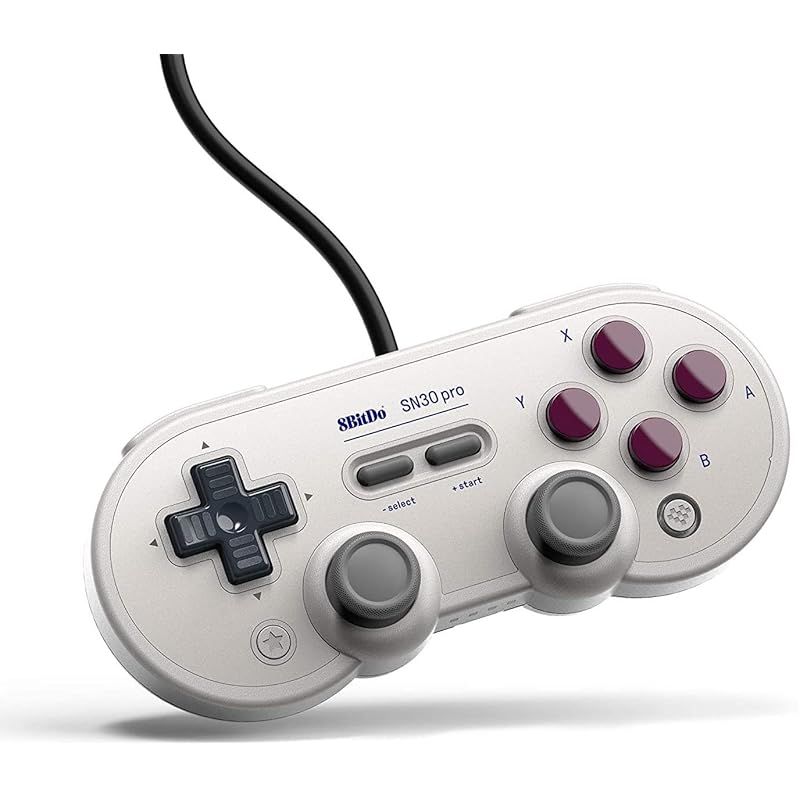 8bitdo SN30 Pro USBゲームパッド有線ゲームコントローラ用 Windows/Steam/ラズベリーパイ/Switch (G Classic エディション) 0