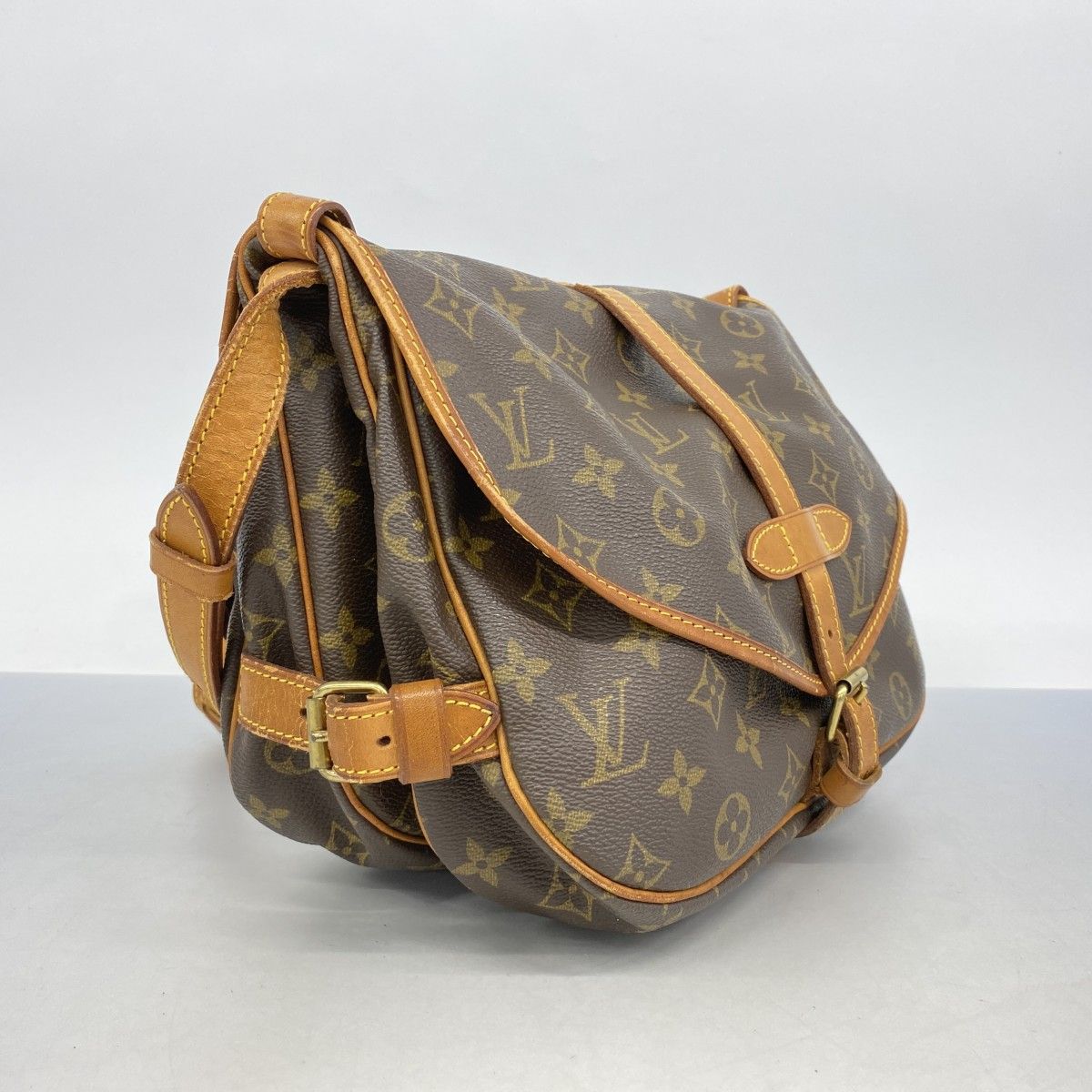5oc2669】ルイヴィトン ショルダーバッグ モノグラム ソミュール30