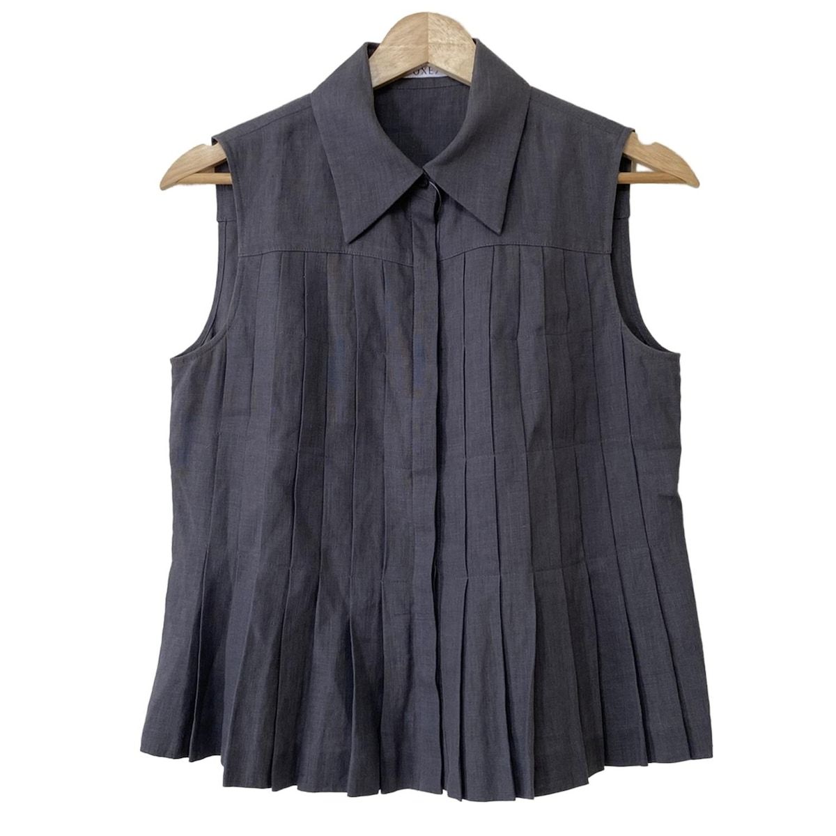 FOXEY(フォクシー) ノースリーブシャツブラウス サイズ40 M レディース