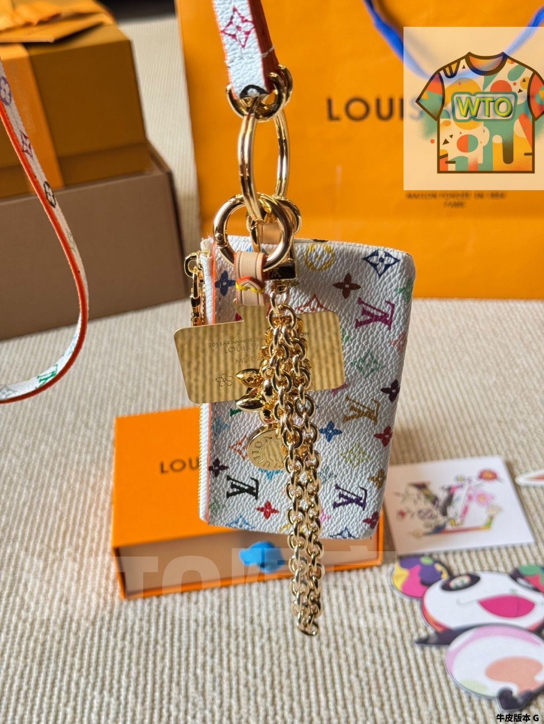 今日特価】Louis Vuitton x 村上隆 レインボーモノグラム スマホ
