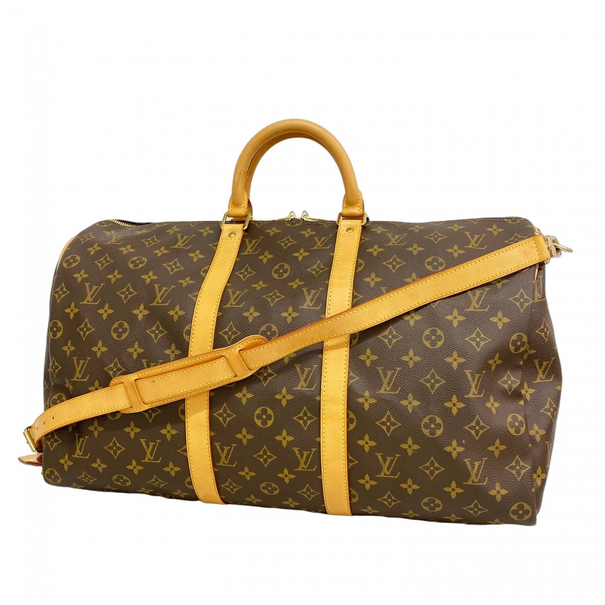 5oc2847】ルイヴィトン ボストンバッグ モノグラム キーポルバンド