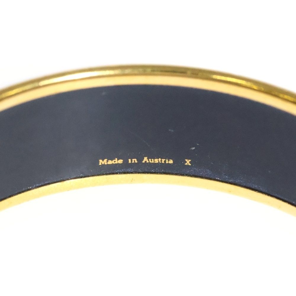 HERMES (エルメス) エマイユGM 貝殻モチーフ バングル ブレスレット 