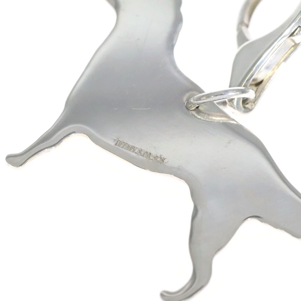 TIFFANY&Co (ティファニー) 犬モチーフ チャーム ドッグ シルバー