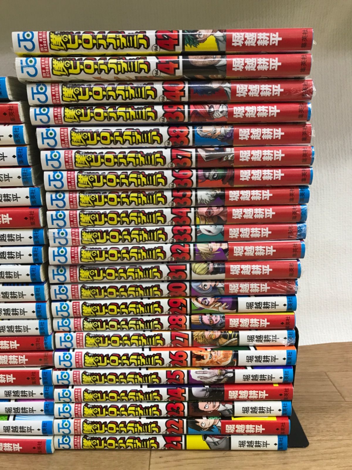 ☆①【未開封15冊】 僕のヒーローアカデミア 1～42巻＋関連本7冊 計49