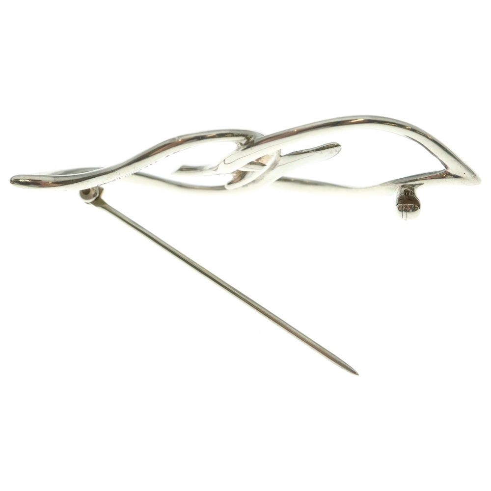 美品　ティファニー　シルバー　ブローチ　ダブル　リーフ TIFFANY&Co (ティファニー) ダブルリーフ ブローチ ピンバッジ