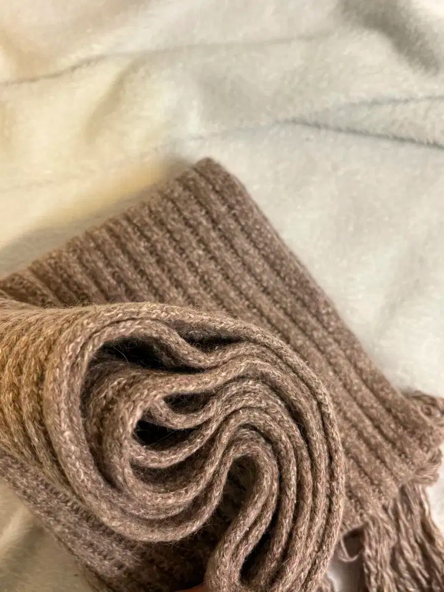 M73675 LOUIS VUITTON ロゴ入りマフラー ブラウン LOUIS VUITTON