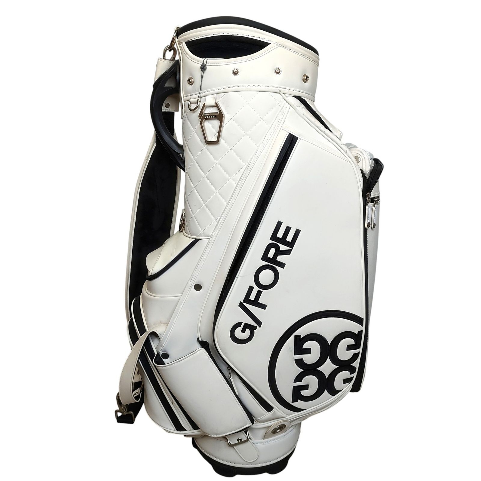 G/FORE ジーフォア ゴルフ キャディーバッグ F ホワイト - メルカリ