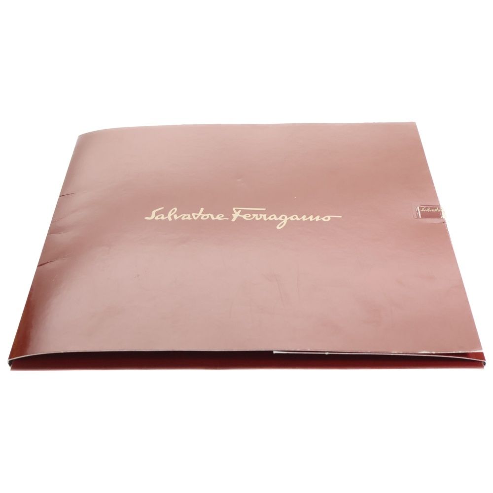 FERRAGAMO (フェラガモ) シューズ柄プリント シルク スカーフ ブラック