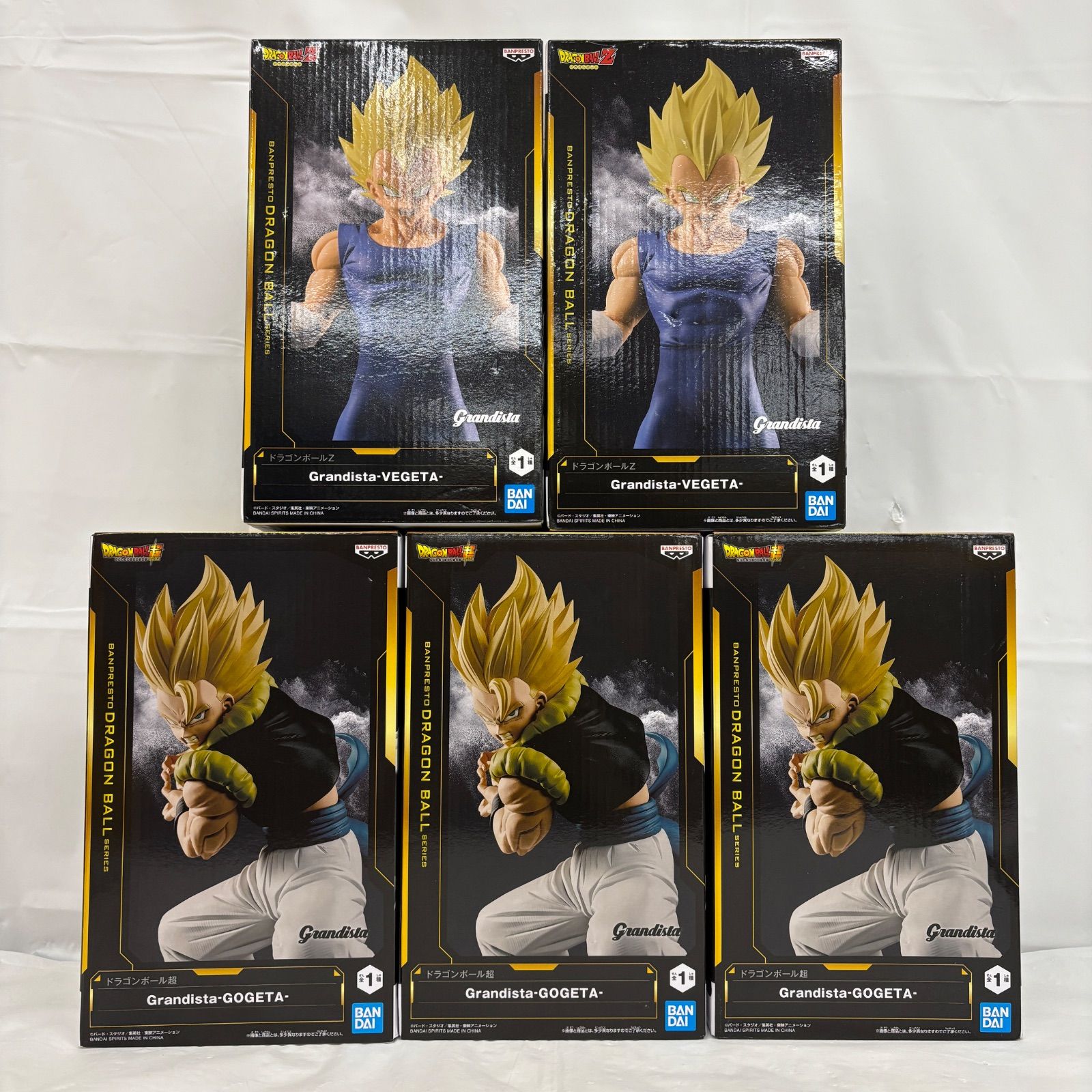 未開封 ドラゴンボール Grandista 5個セット ゴジータ ベジータ LFJ661