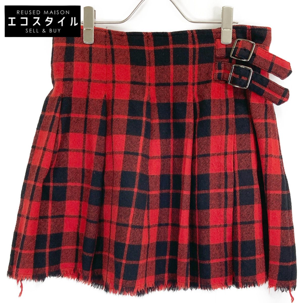 COMME des GARCONSジュンヤワタナベ チェックフレアースカートXS COMME