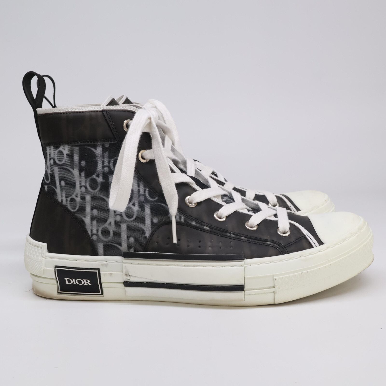 Dior ディオール　オブリーク　ハイカットスニーカー 美品 DIOR ディオール オブリーク ハイカット スニーカー メンズ