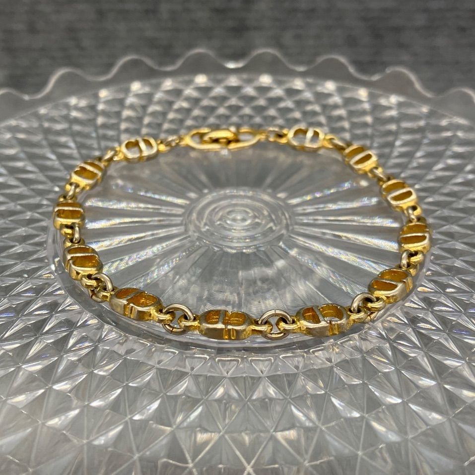 Christian Dior ディオール ブレスレット CDロゴ ゴールド 5112 - メルカリ