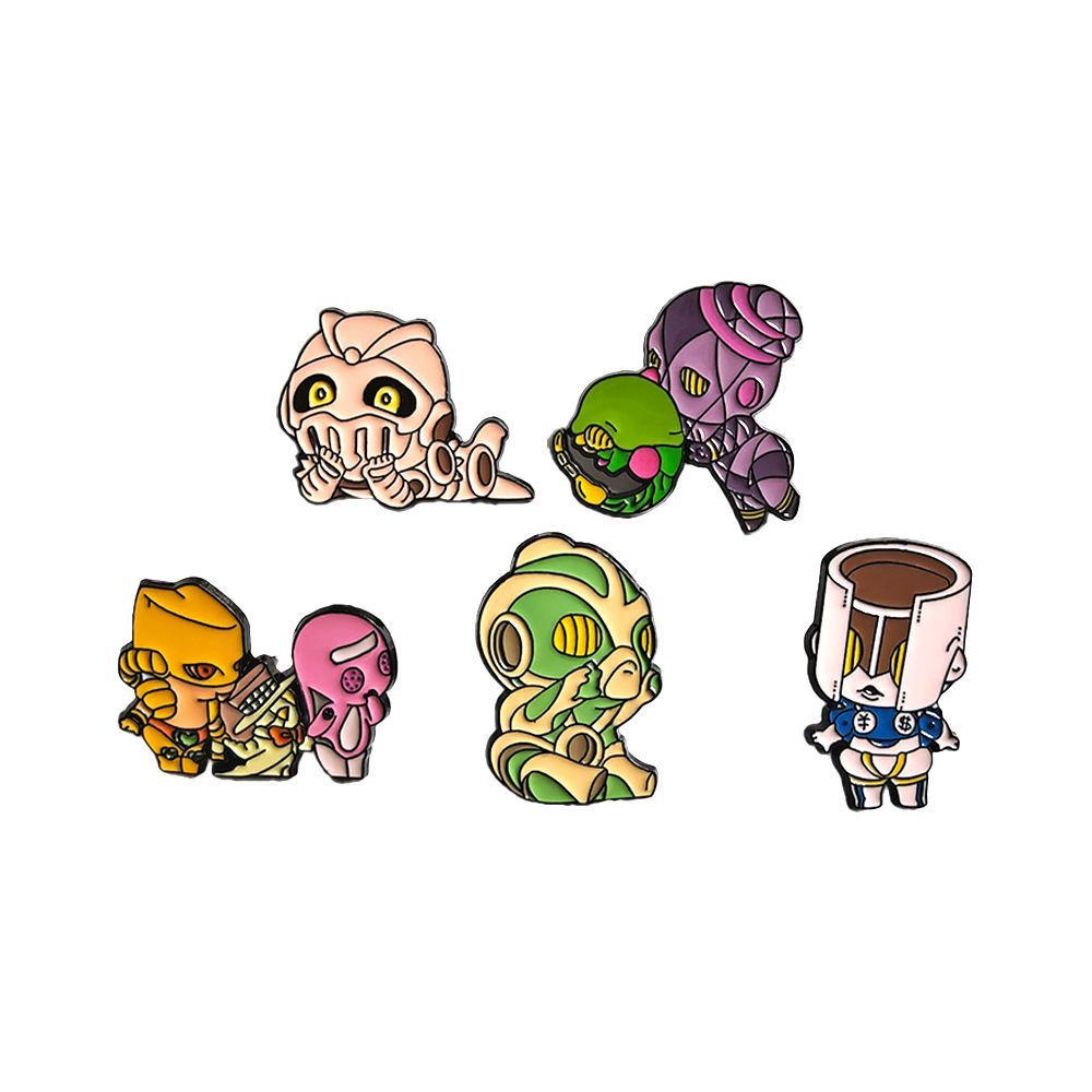 ジョジョの奇妙な冒険 ピンバッジ 5個セット】ジョジョの奇妙な冒険 金属バッジ ピンバッジ - メルカリ