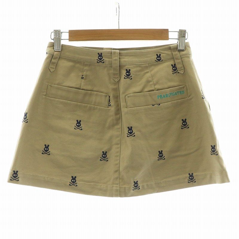 パーリーゲイツスカート パーリーゲイツ PEARLY GATES 台形スカート ミニ 刺繍 ゴルフウェア