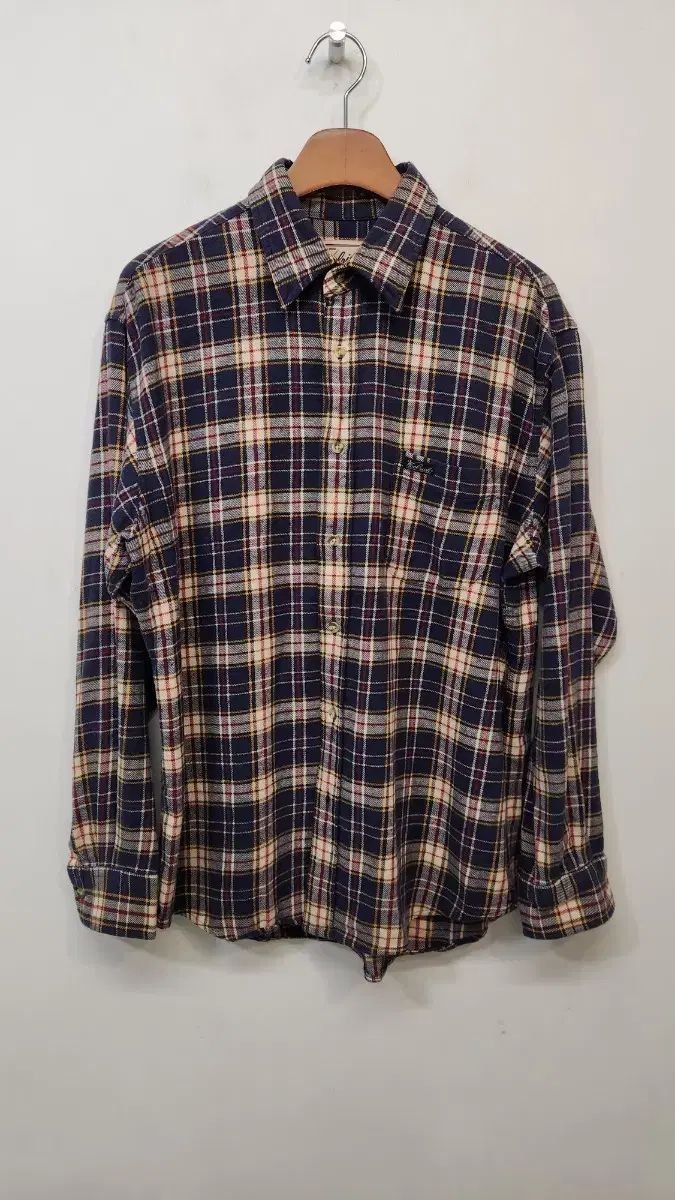 ウールリッチ チェック ウール ポロシャツ