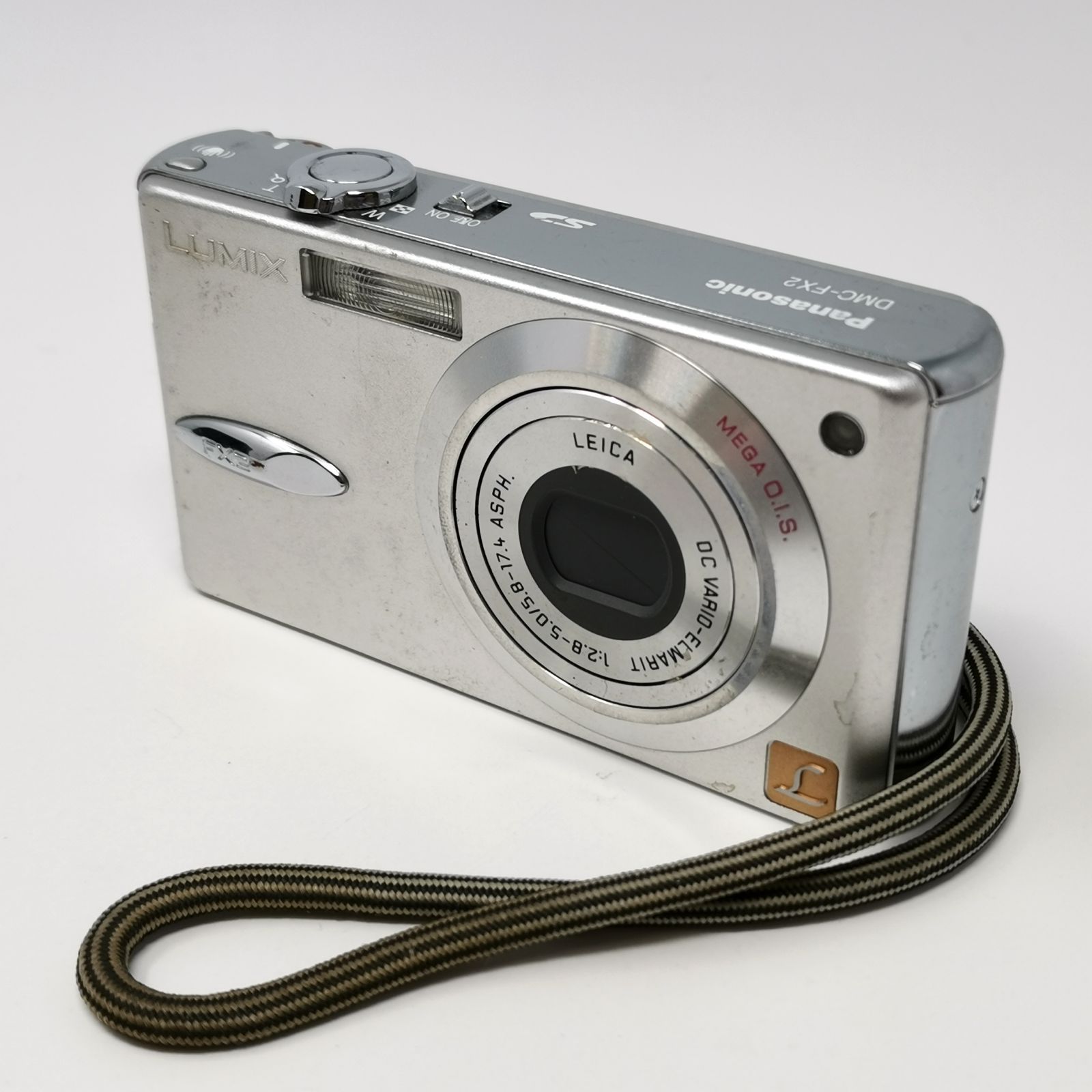 パナソニック ルミックス DMC-fx2 シルバー 訳あり品 デジカメ 