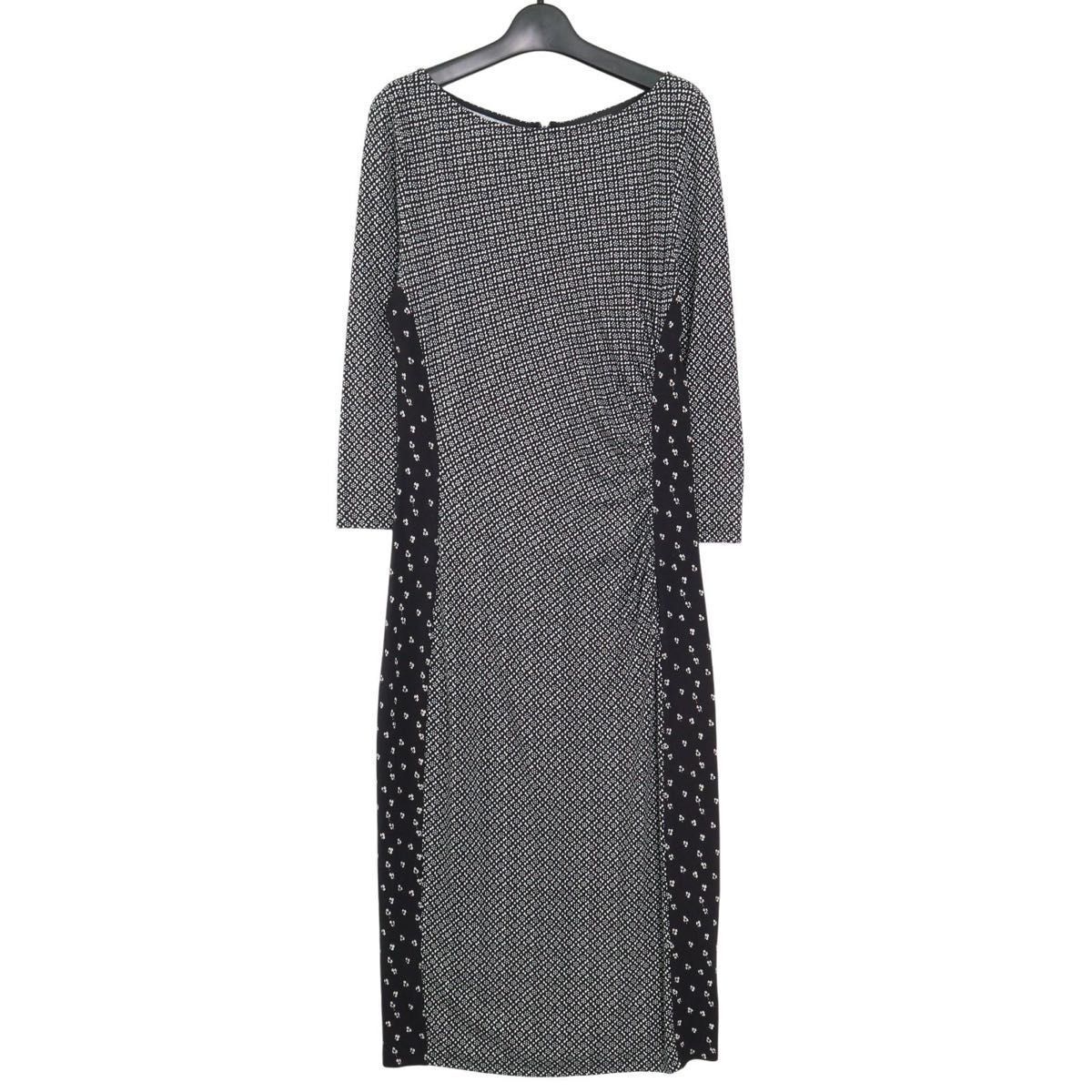 美品】WEEKEND Max Mara マックスマーラ 幾何学柄ロングワンピース