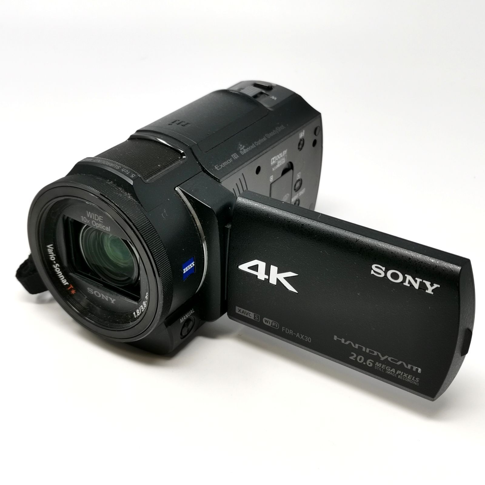 ソニー Handycam FDR AX 30 デジタル4 K ビデオカメラ ブラック 充電器ないため動作未 管理番号