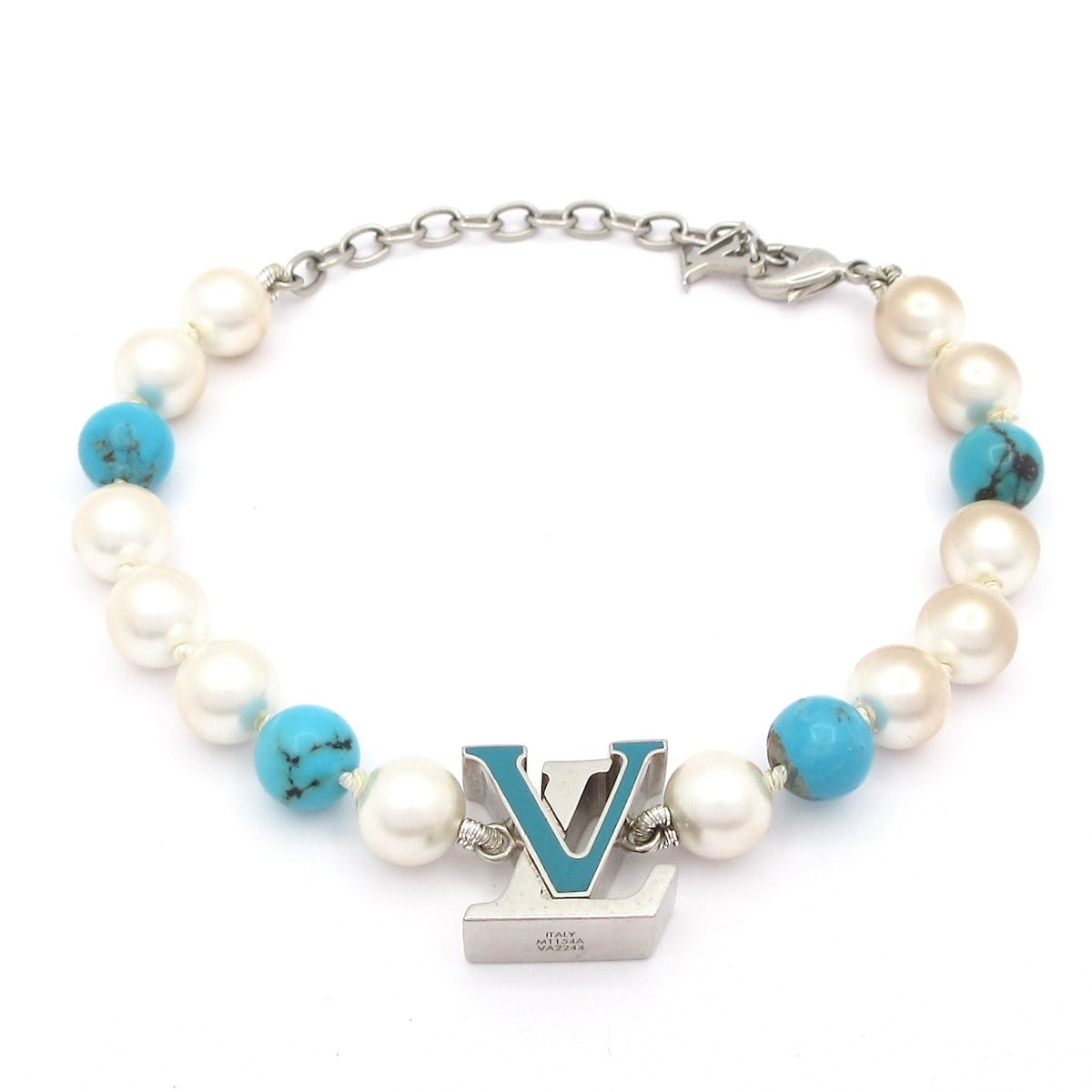 ルイ・ヴィトン　ブレスレット LOUIS VUITTON(ルイヴィトン) ブレスレット美品 ターコイズロデオ LV