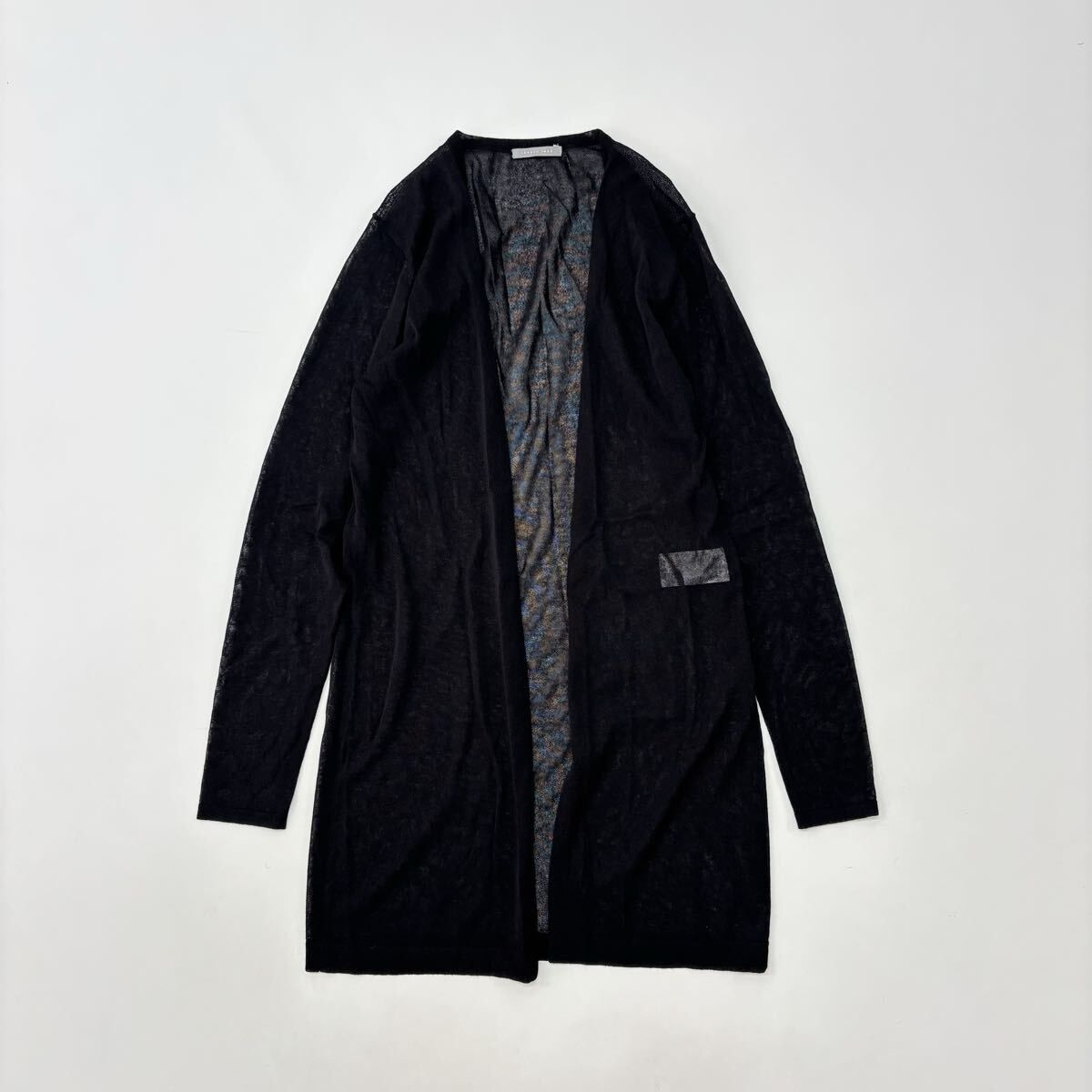 Theory luxe セオリー リュクス シアー ロング カーディガン KELANI