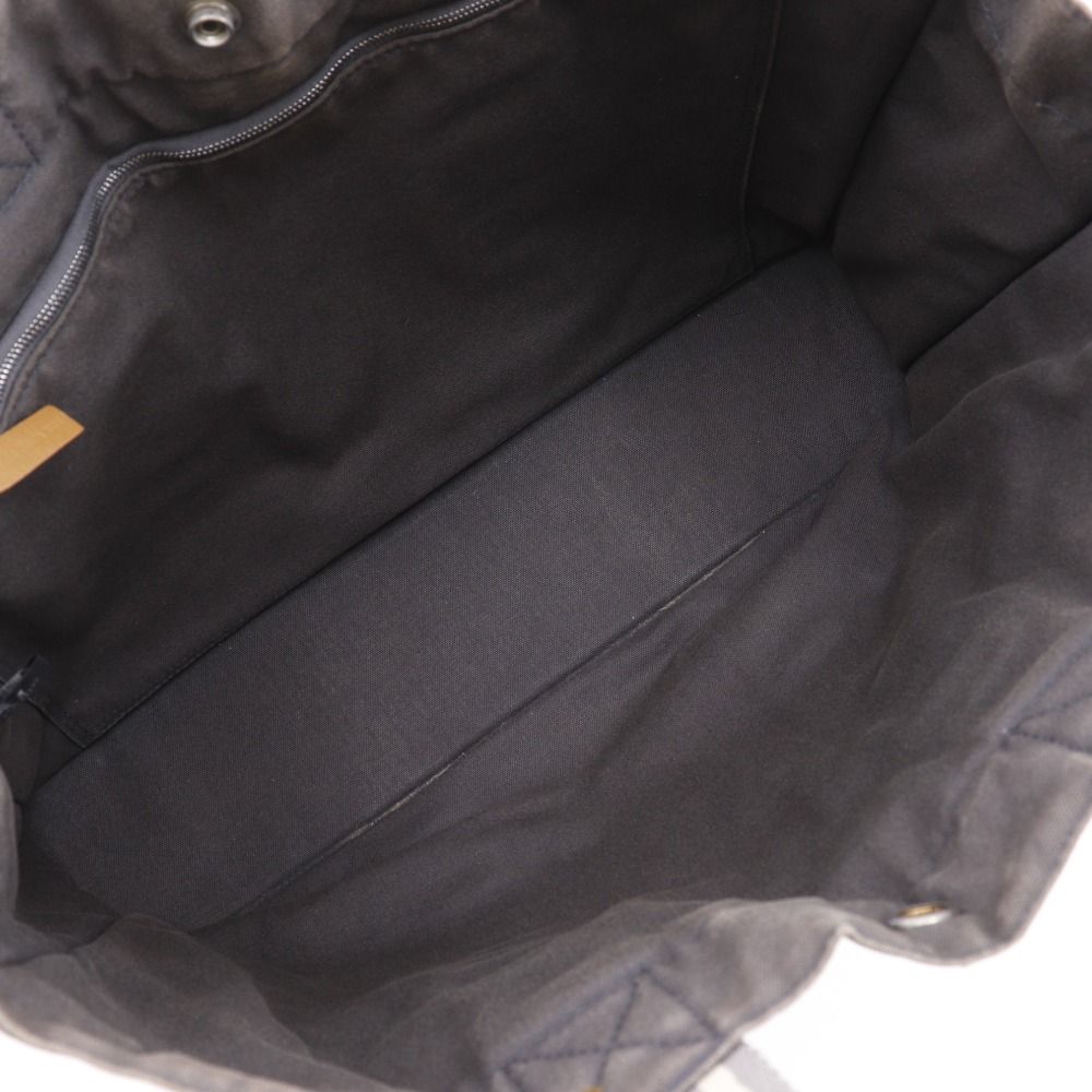 エルメス　フールトゥ　ハンドバッグ　キャンバス　黒　グレー HERMES エルメス フールトゥトートPM ハンドバッグ キャンバス グレー
