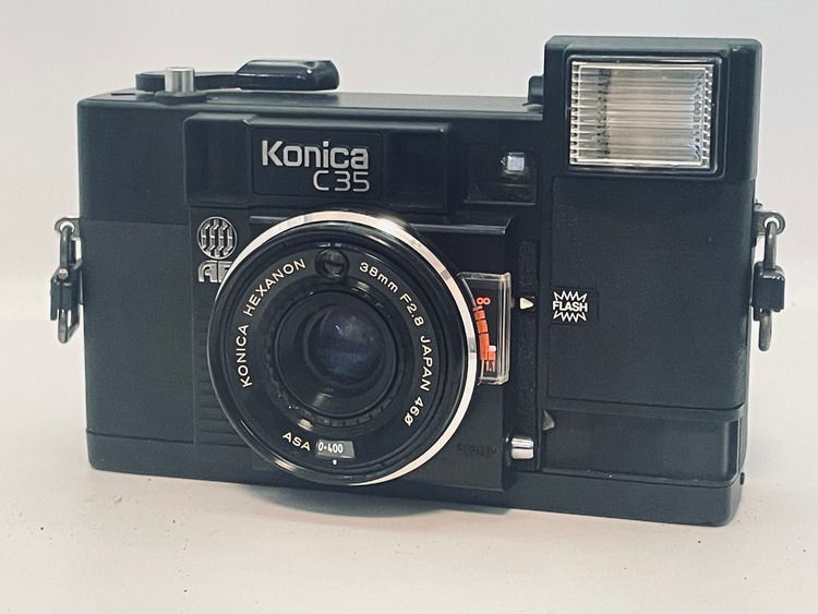KONICA コニカ C35 AF コンパクト フィルムカメラ 動作確認済み - メルカリ