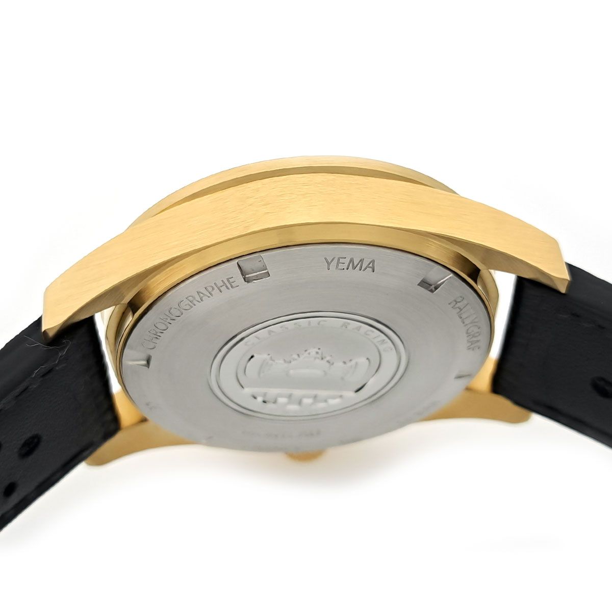 イエマ ラリーグラフ2 クオーツ ゴールドメッキ メンズ YEMA【中古  