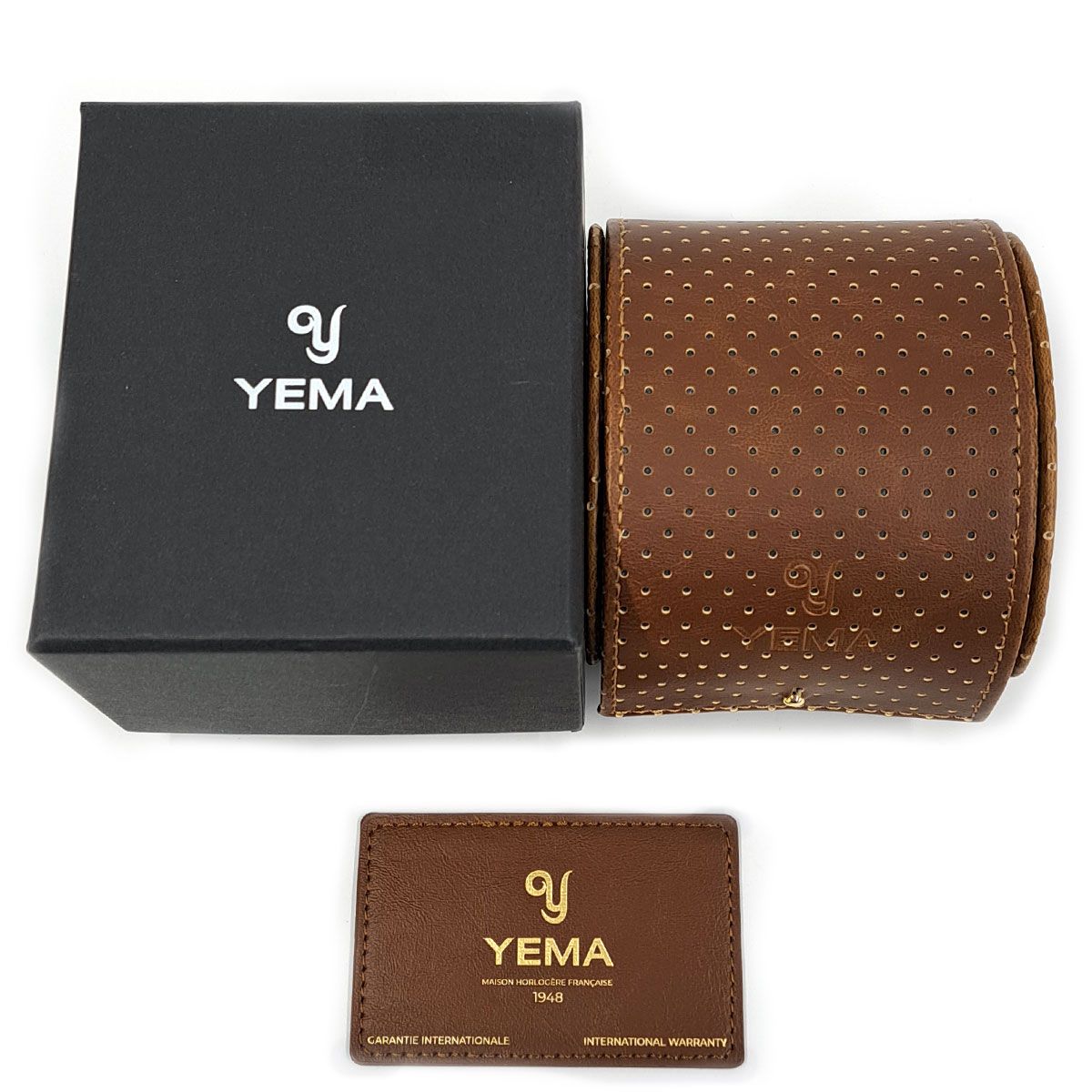 イエマ ラリーグラフ2 クオーツ ゴールドメッキ メンズ YEMA【中古  