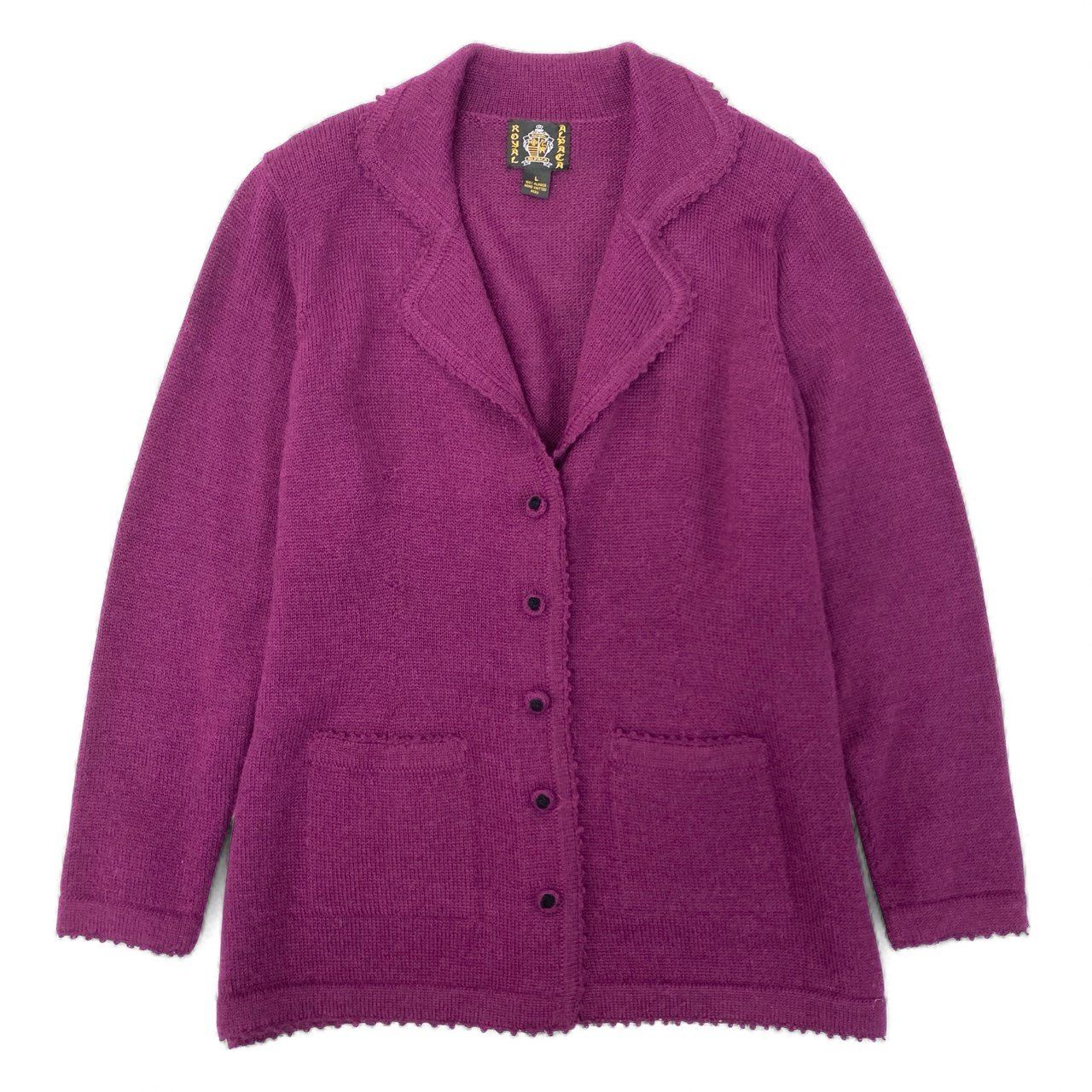 30K18 ROYAL ALPACA ロイヤルアルパカ ニットカーディガン ニット