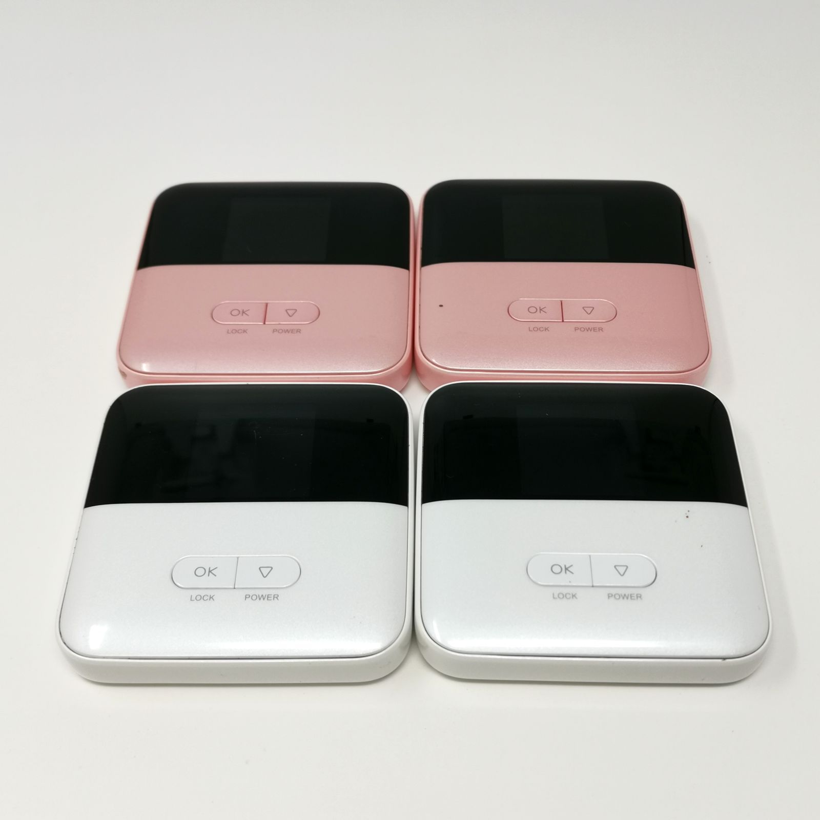 ポケット wifi 4点 ピンク ホワイト み Pocket 601 ZT 管理番号