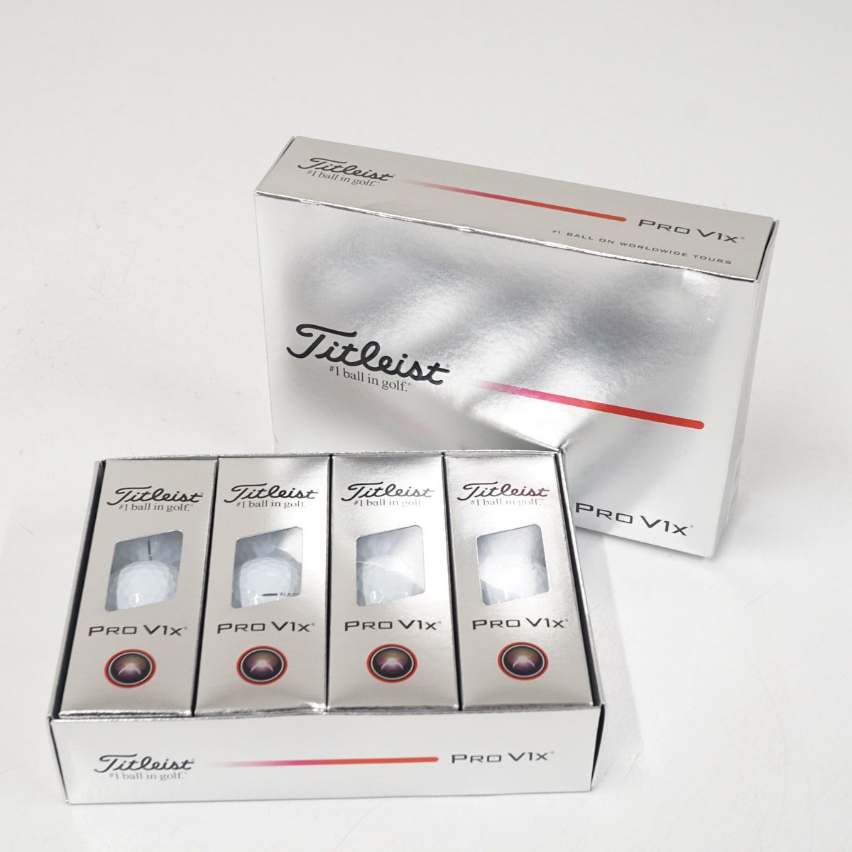 新品】Titleist タイトリスト ゴルフボール 2025 Pro V1x ホワイト