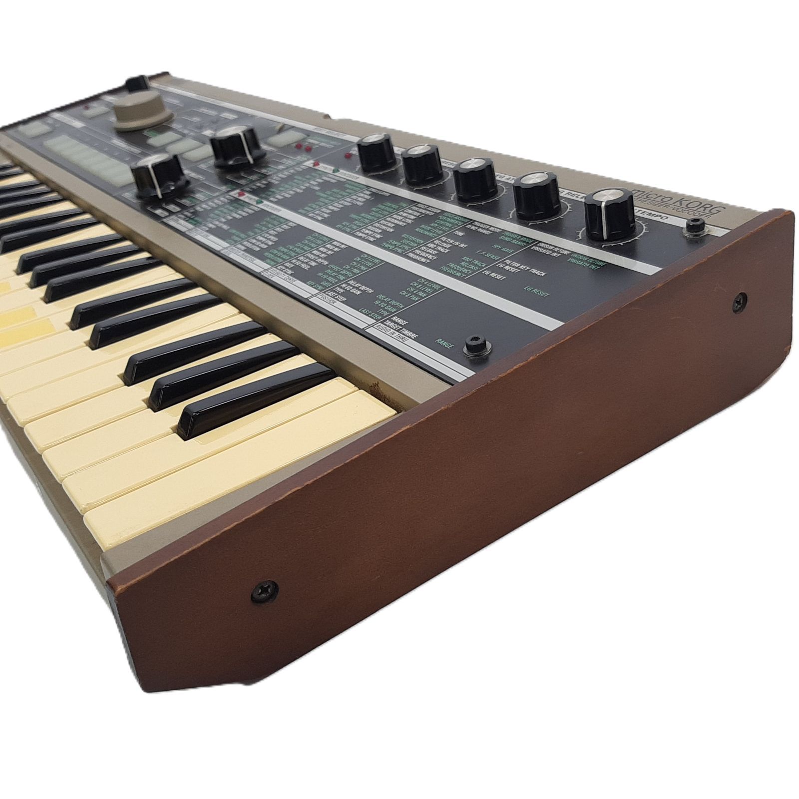 【Junk】KORG microKORG シンセサイザー 37鍵　ケース付き ジャンク】KORG microKORG シンセサイザー 37鍵 マイク付き - メルカリ