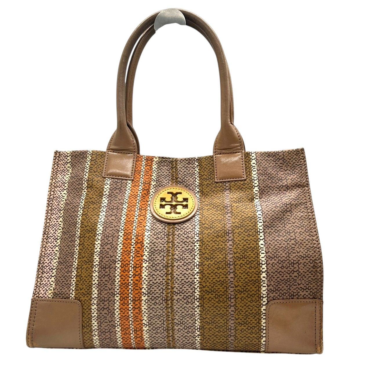 トリーバーチ トートバッグ ストライプ柄 マルチカラー レディース