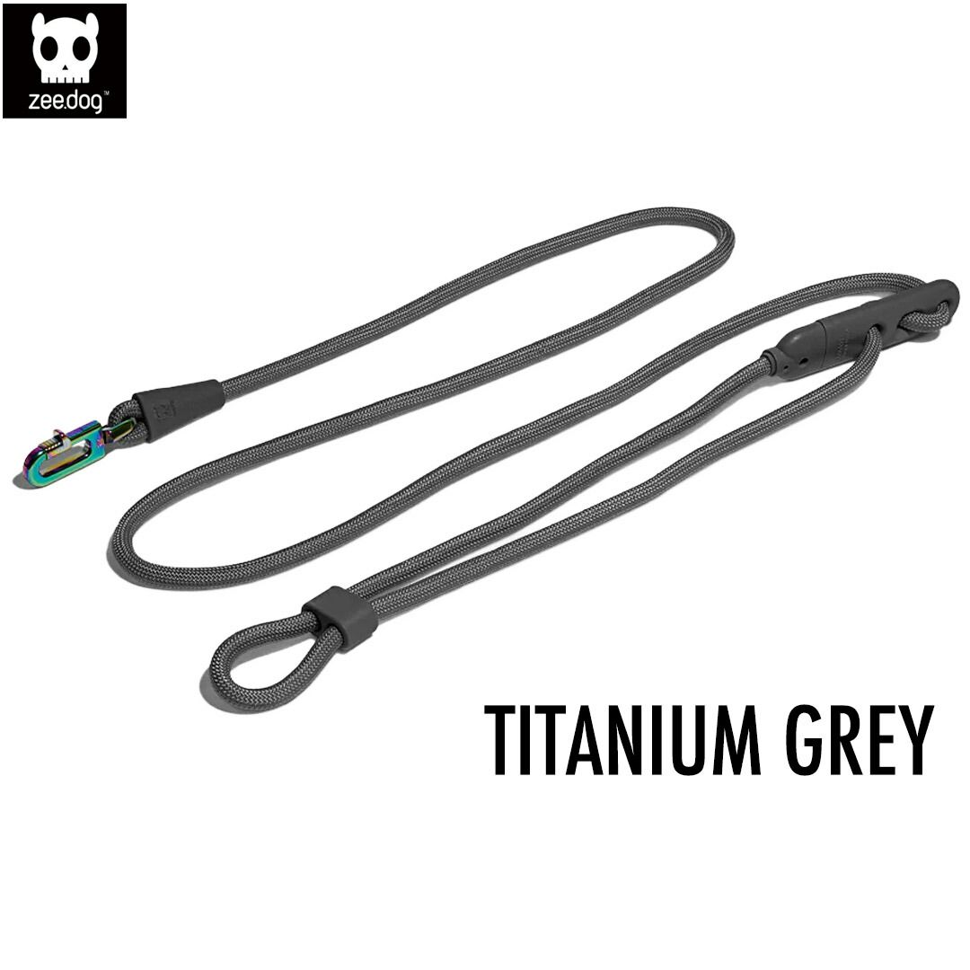 zee.dog ジードッグ HANDS LEASH|ハンズフリー リーシュ GREY チタニウムグレー 395828 リード